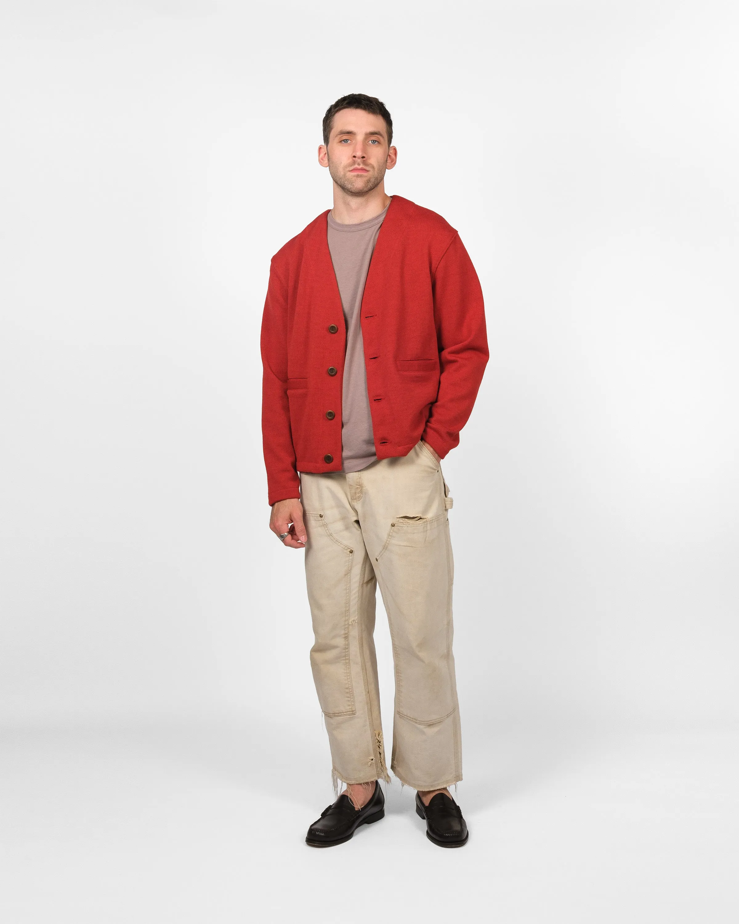 Spring Slouchy Cardigan - Forster Red sold by Dehen 1920 product image thumbnail 2