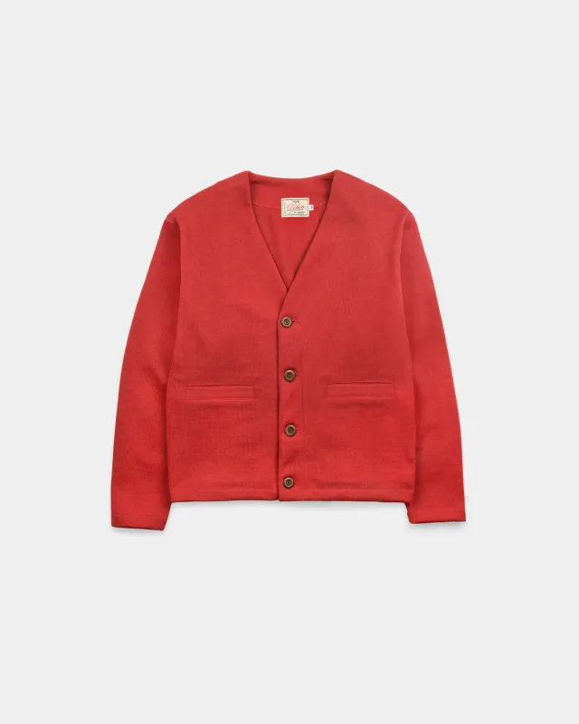 Spring Slouchy Cardigan - Forster Red made by Dehen 1920