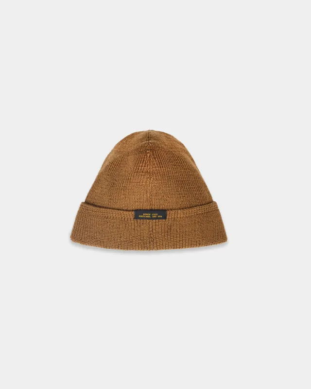 Wool Knit Watch Cap - Goldmine made by Dehen 1920