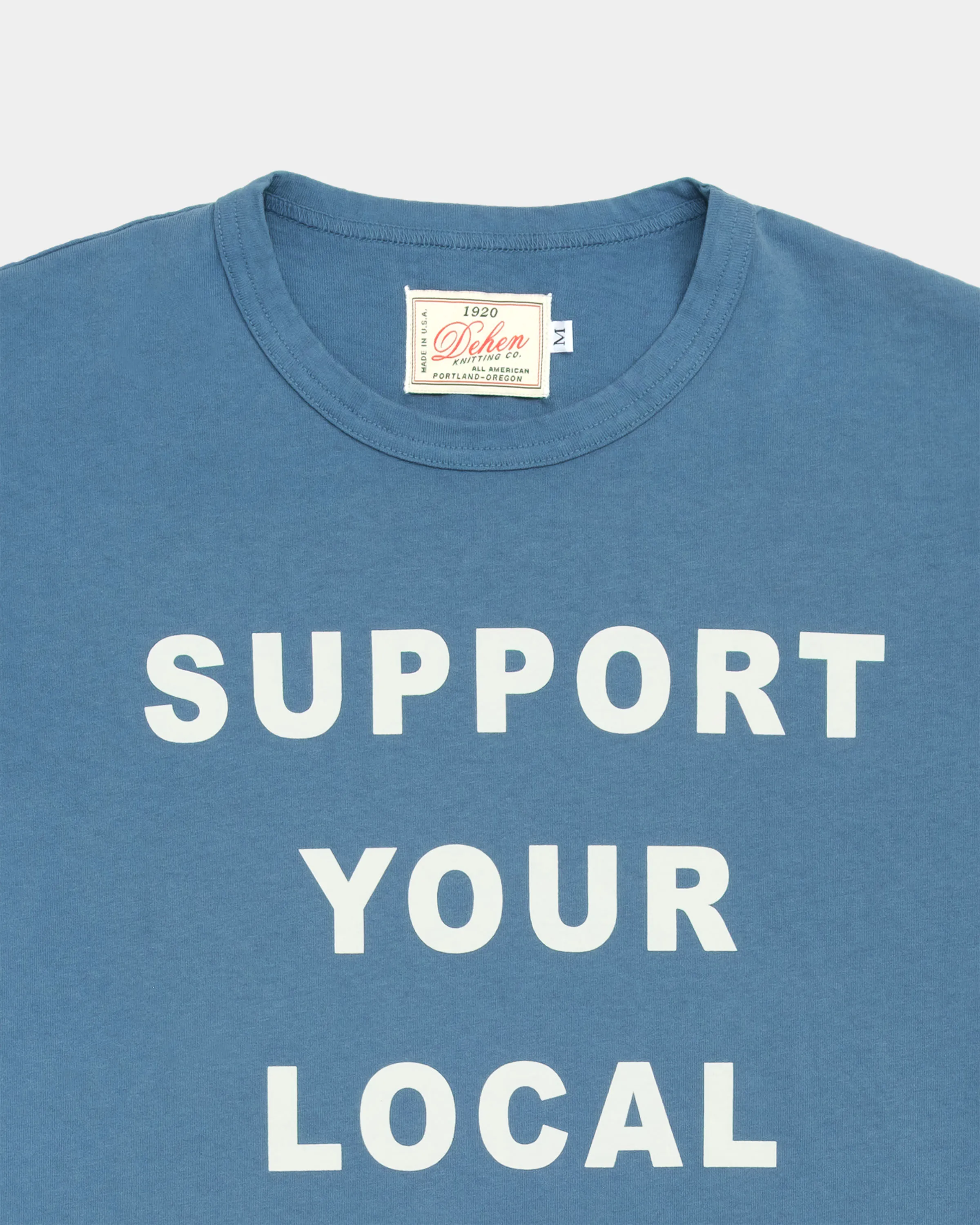 Heavy Duty Tee - Support Your Local / Faded Blue sold by Dehen 1920 product image thumbnail 3
