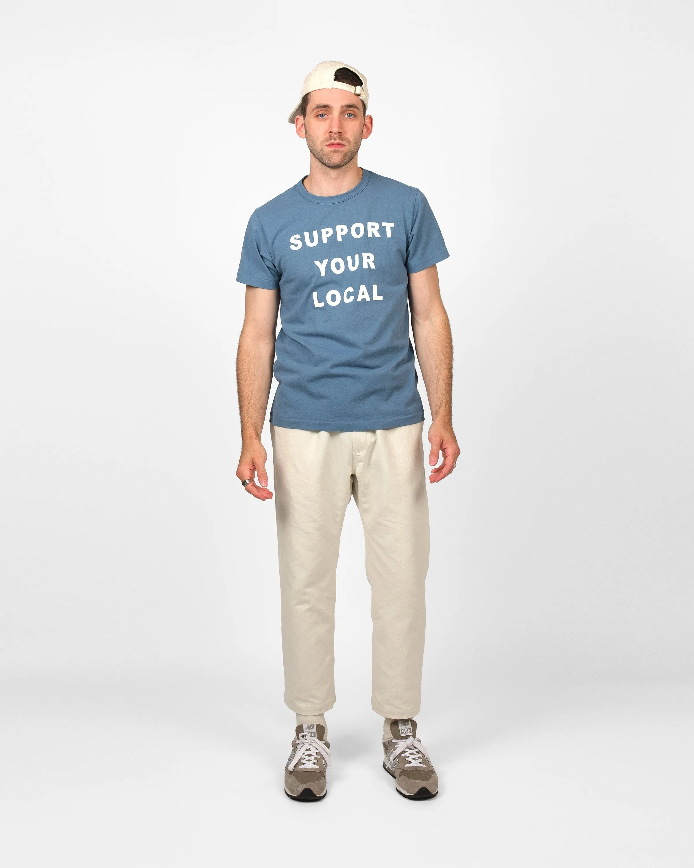 Heavy Duty Tee - Support Your Local / Faded Blue sold by Dehen 1920 product image thumbnail 2