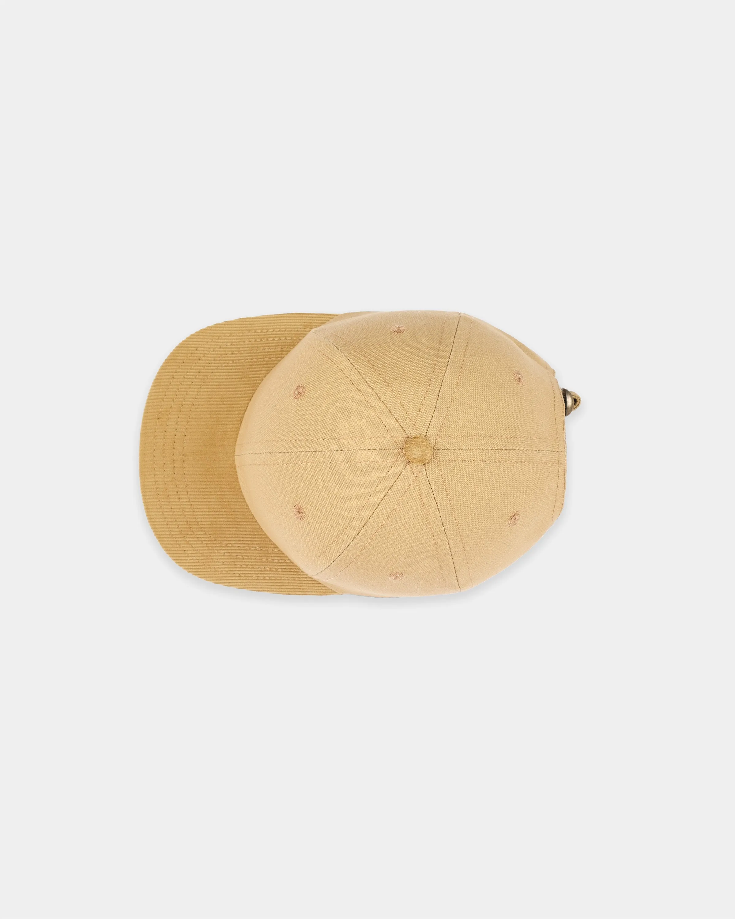 2-Tone Baseball Hat - Faded Tan Canvas & Fawn Corduroy sold by Dehen 1920 product image thumbnail 3