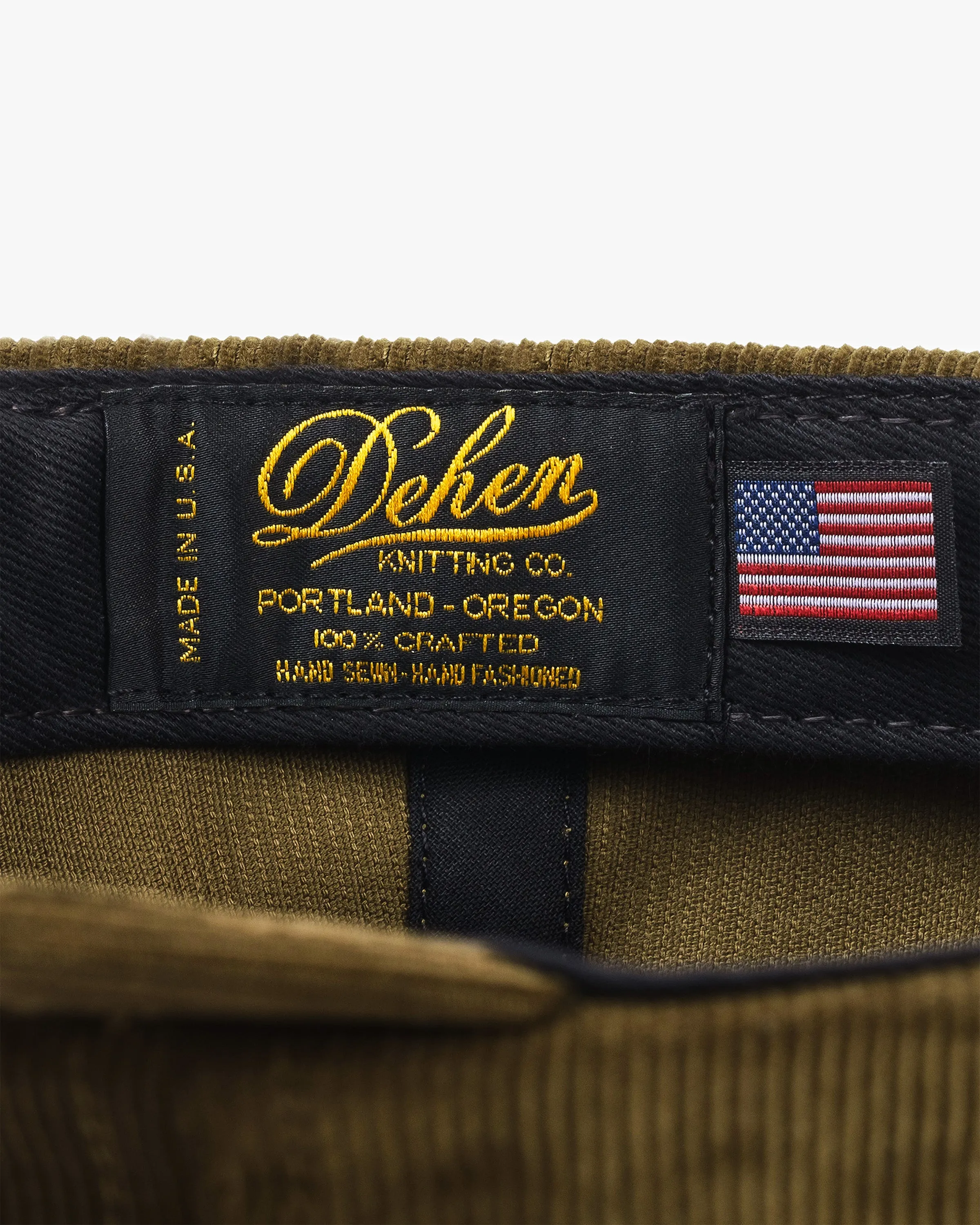 Baseball Hat - Olive Drab Corduroy sold by Dehen 1920 product image thumbnail 4