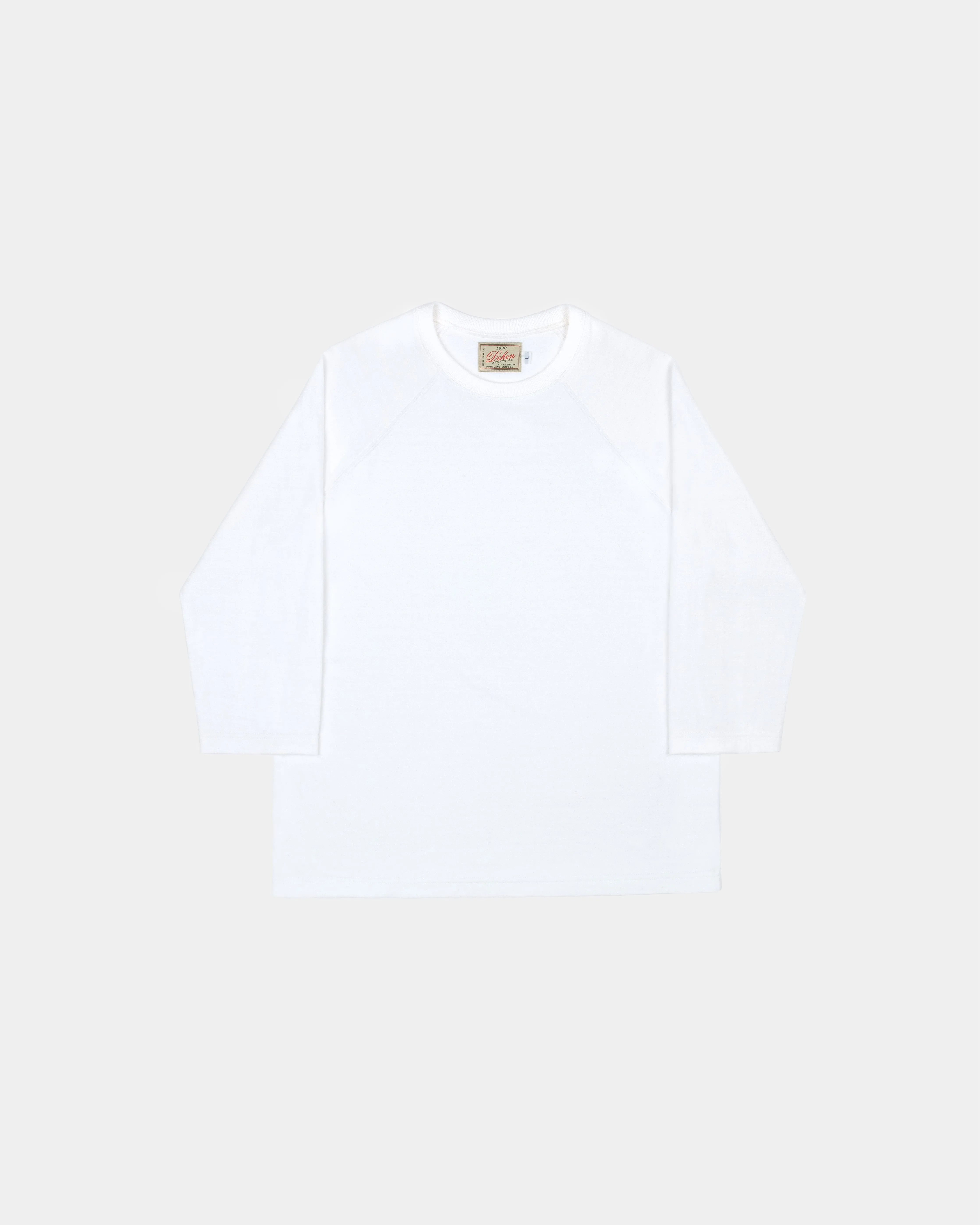Heavy Duty Baseball Tee - White sold by Dehen 1920