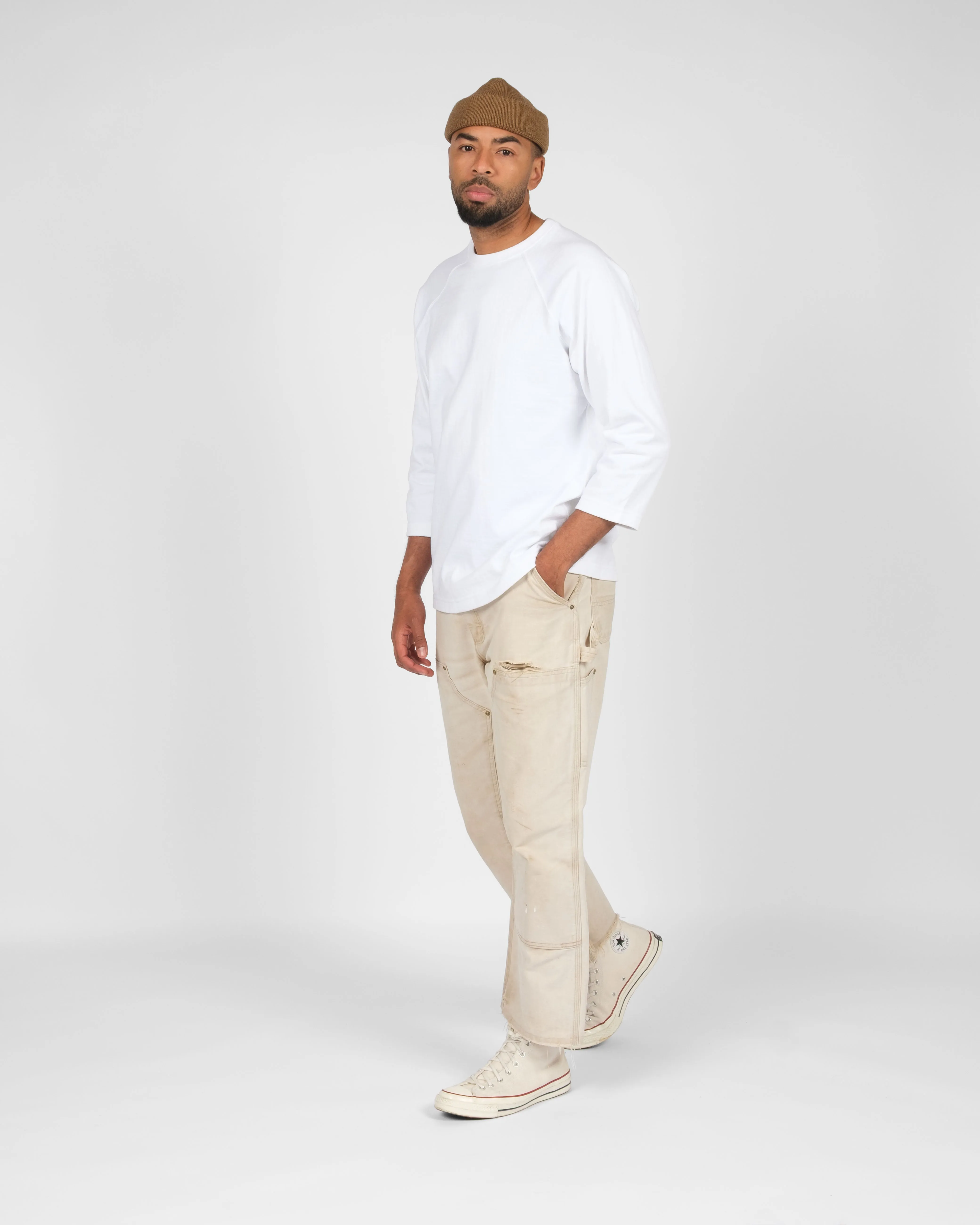 Heavy Duty Baseball Tee - White sold by Dehen 1920 product image thumbnail 3
