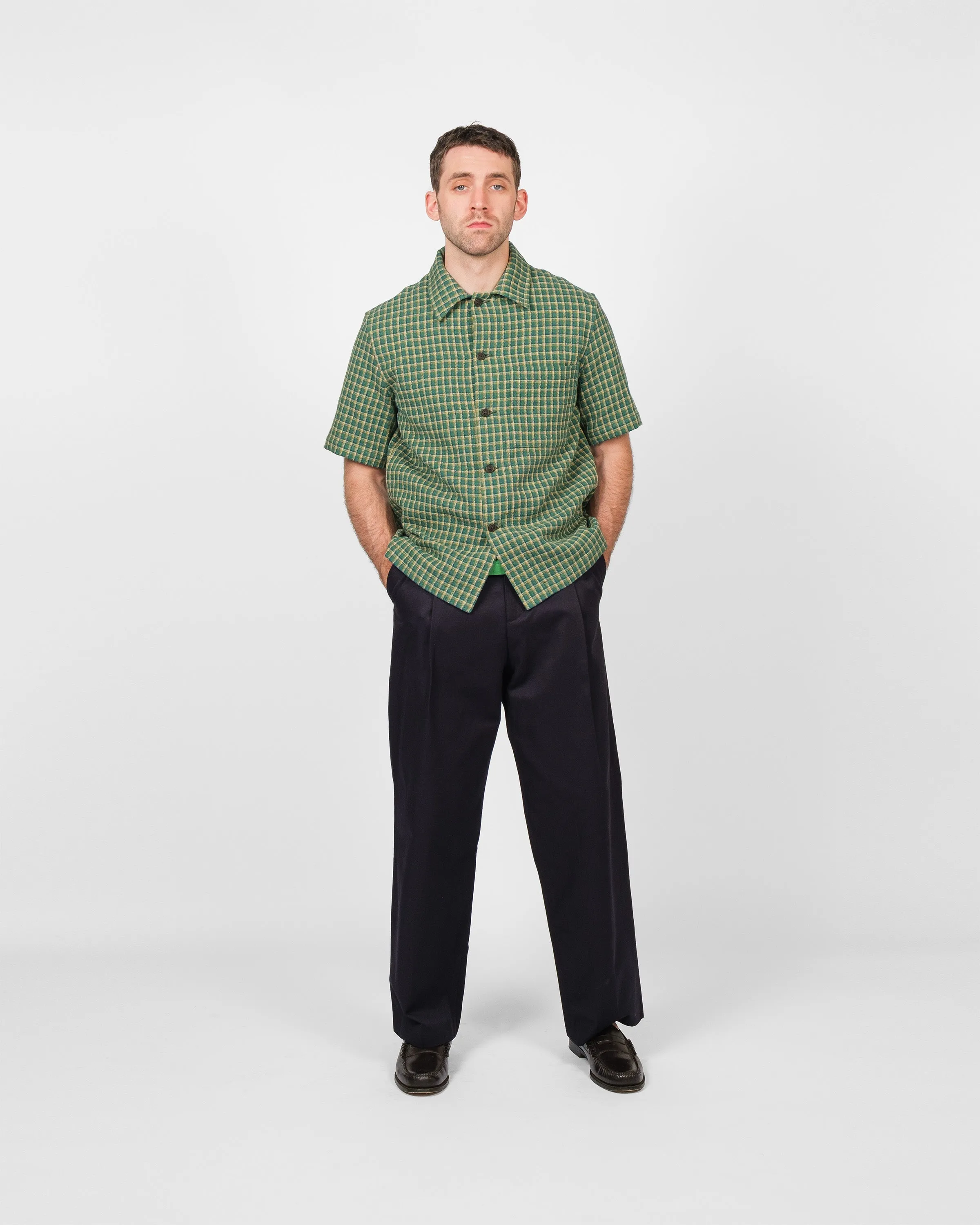 Lounge Shirt - Lawn Chair Plaid sold by Dehen 1920 product image thumbnail 2