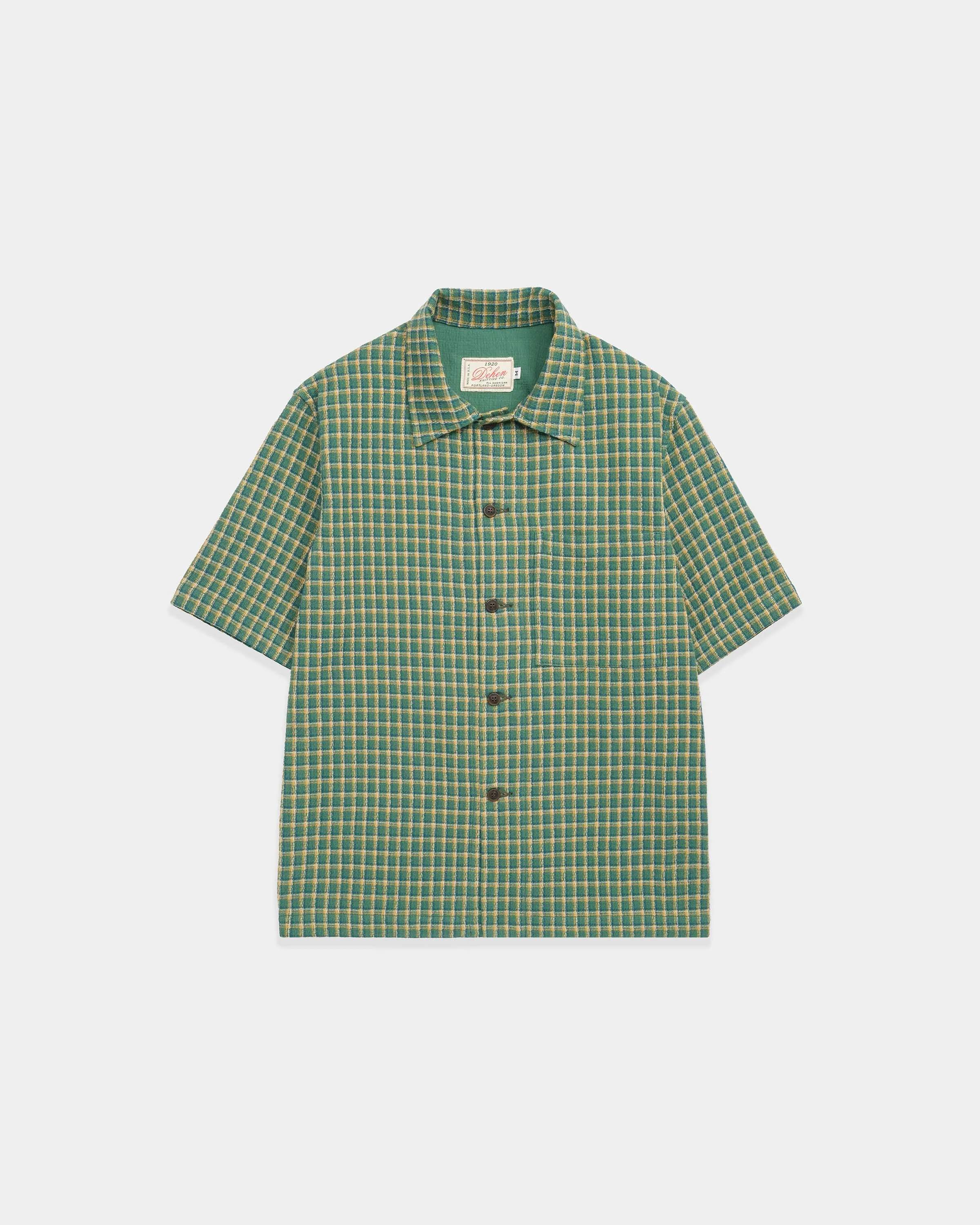 Lounge Shirt - Lawn Chair Plaid sold by Dehen 1920