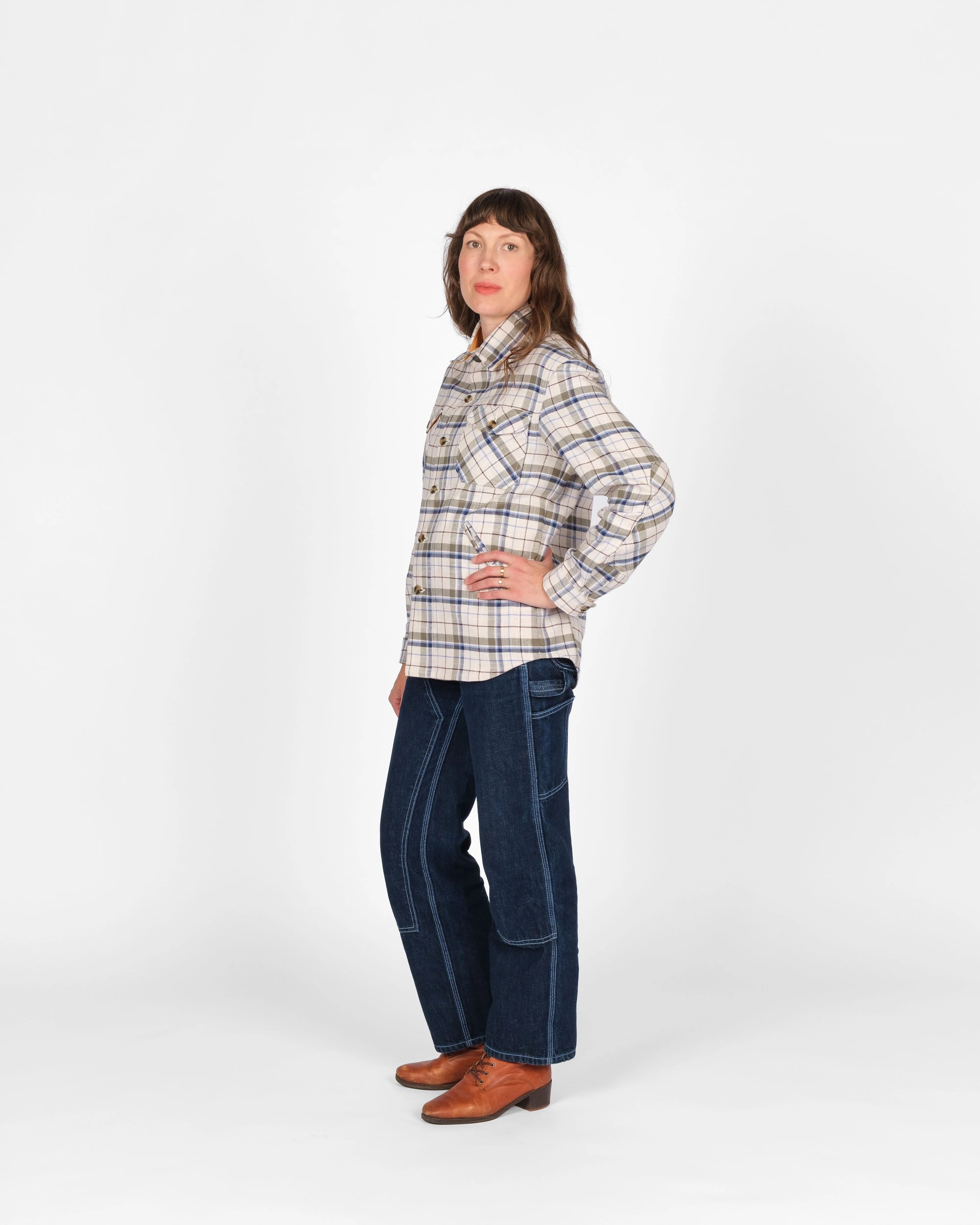 Women's Crissman Overshirt - Picnic Plaid Cotton sold by Dehen 1920 product image thumbnail 4