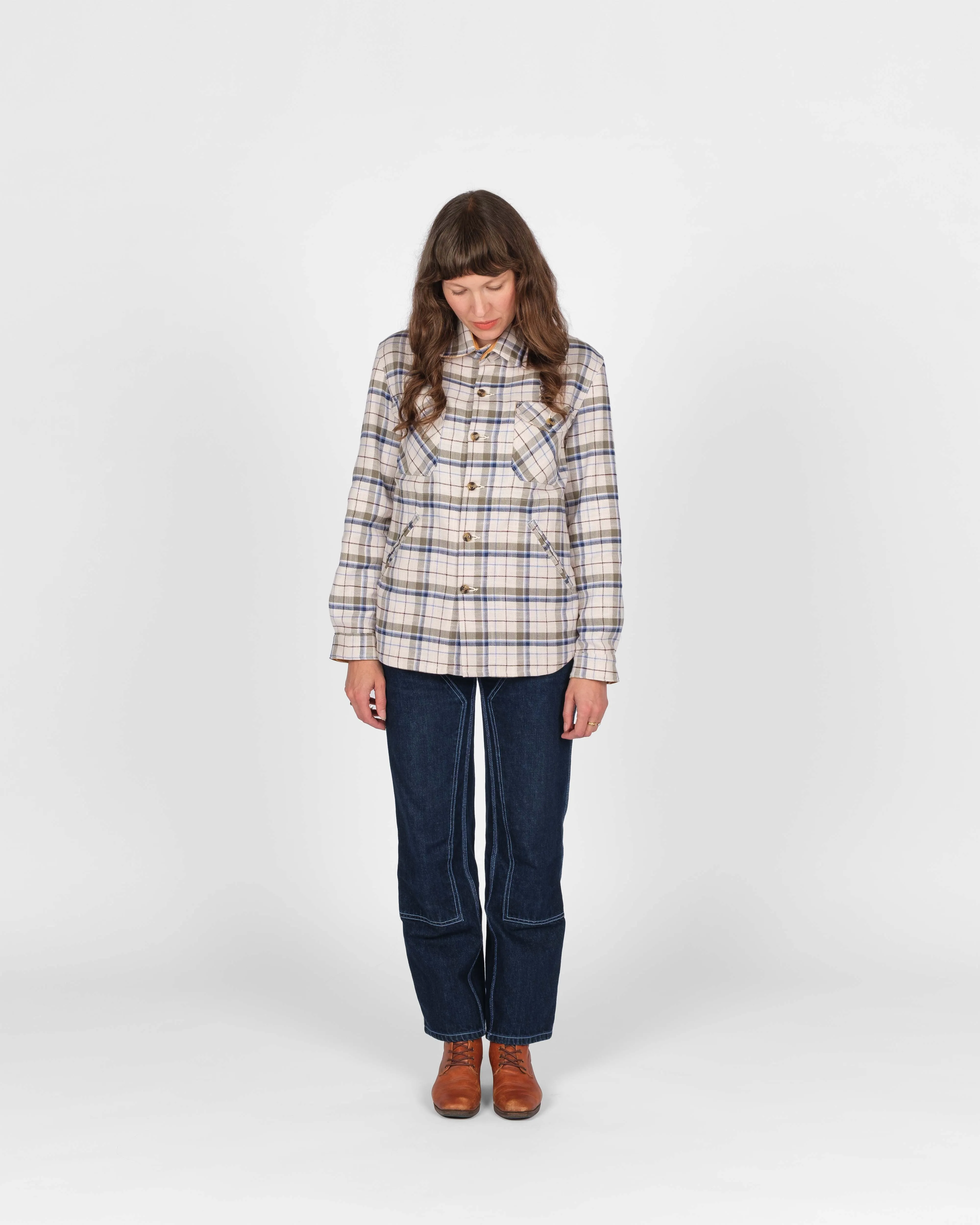 Women's Crissman Overshirt - Picnic Plaid Cotton sold by Dehen 1920 product image thumbnail 2