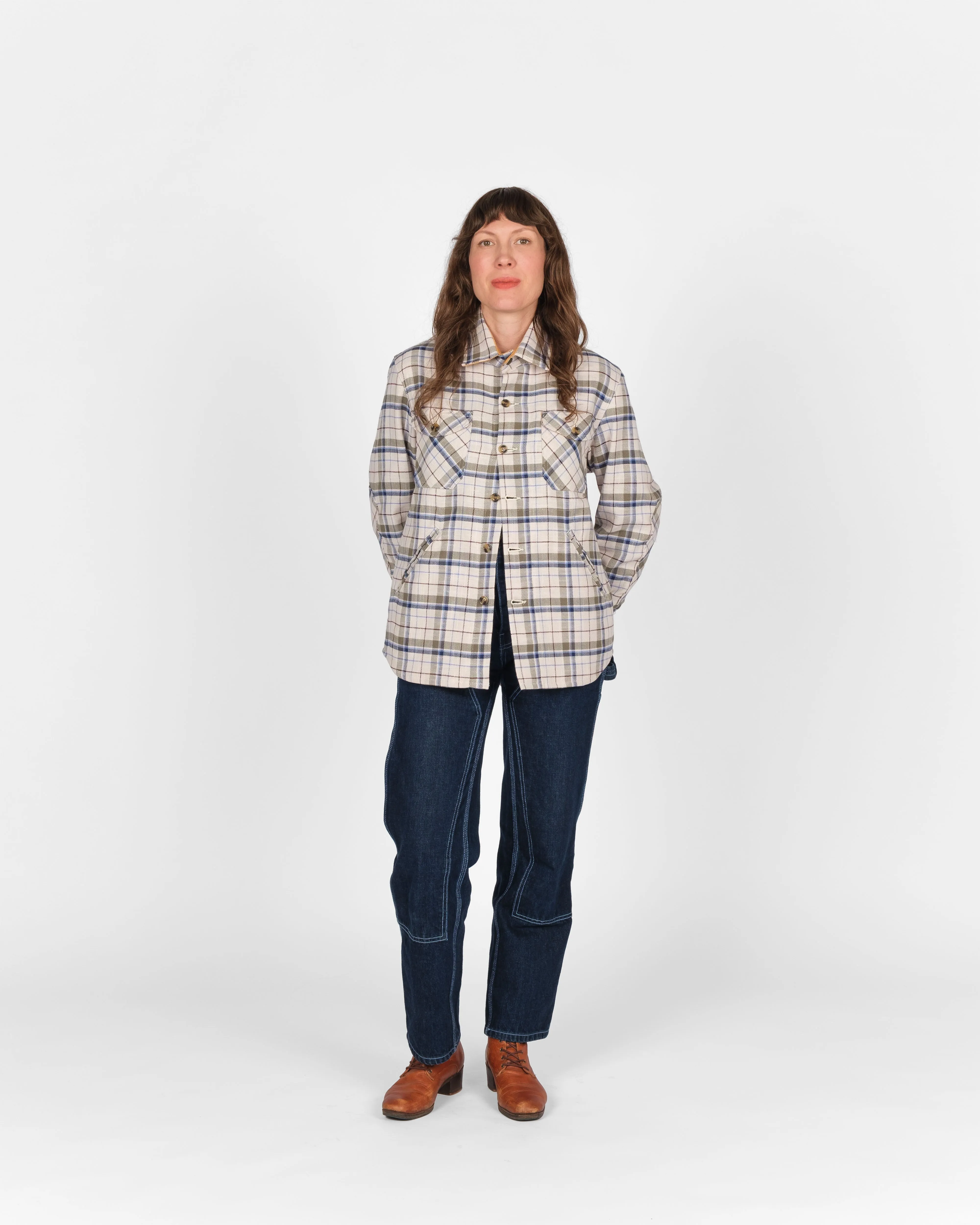 Women's Crissman Overshirt - Picnic Plaid Cotton sold by Dehen 1920 product image thumbnail 3