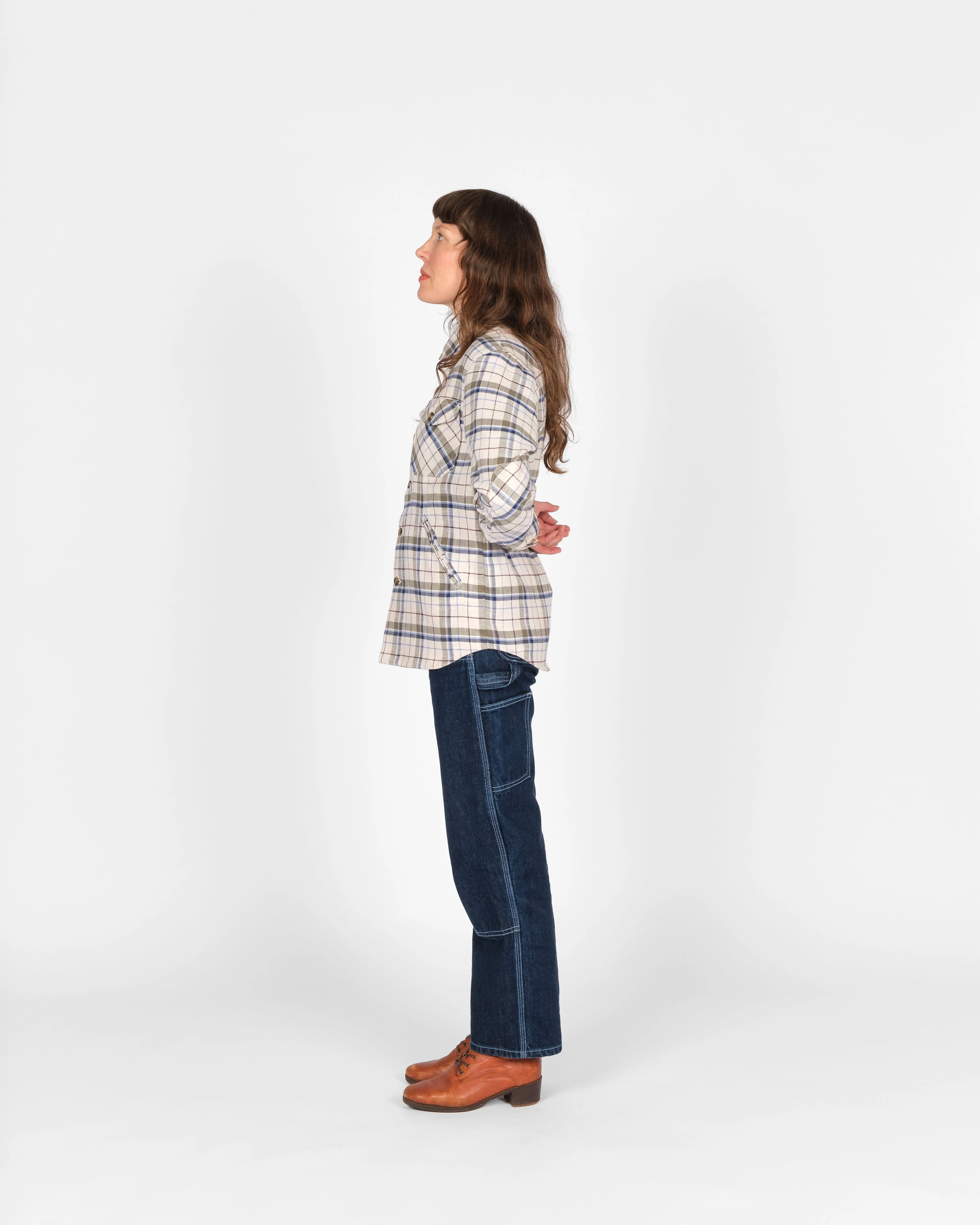 Women's Crissman Overshirt - Picnic Plaid Cotton sold by Dehen 1920 product image thumbnail 5