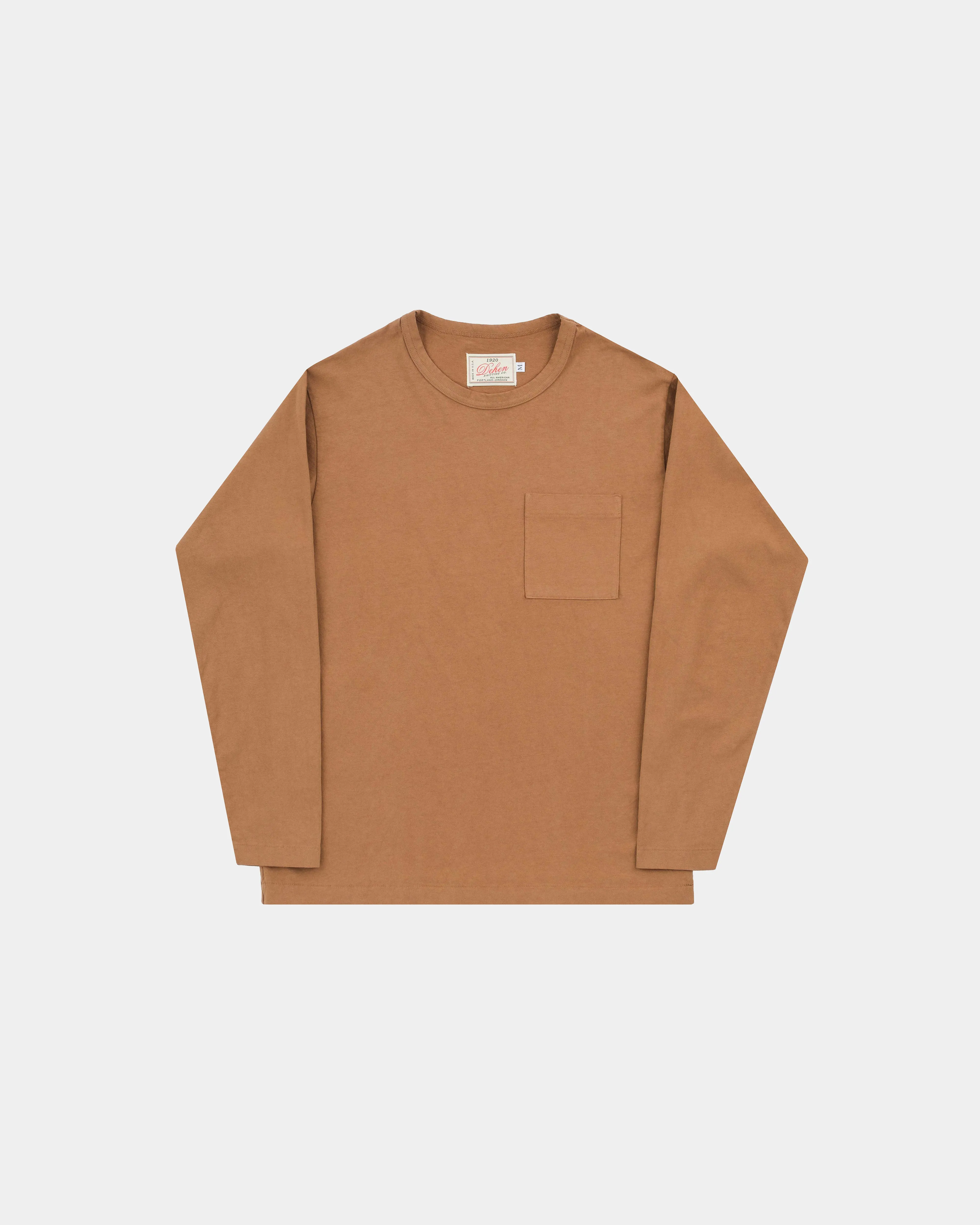 Heavy Duty Long Sleeve Tee - Single Pocket - Hardtack sold by Dehen 1920