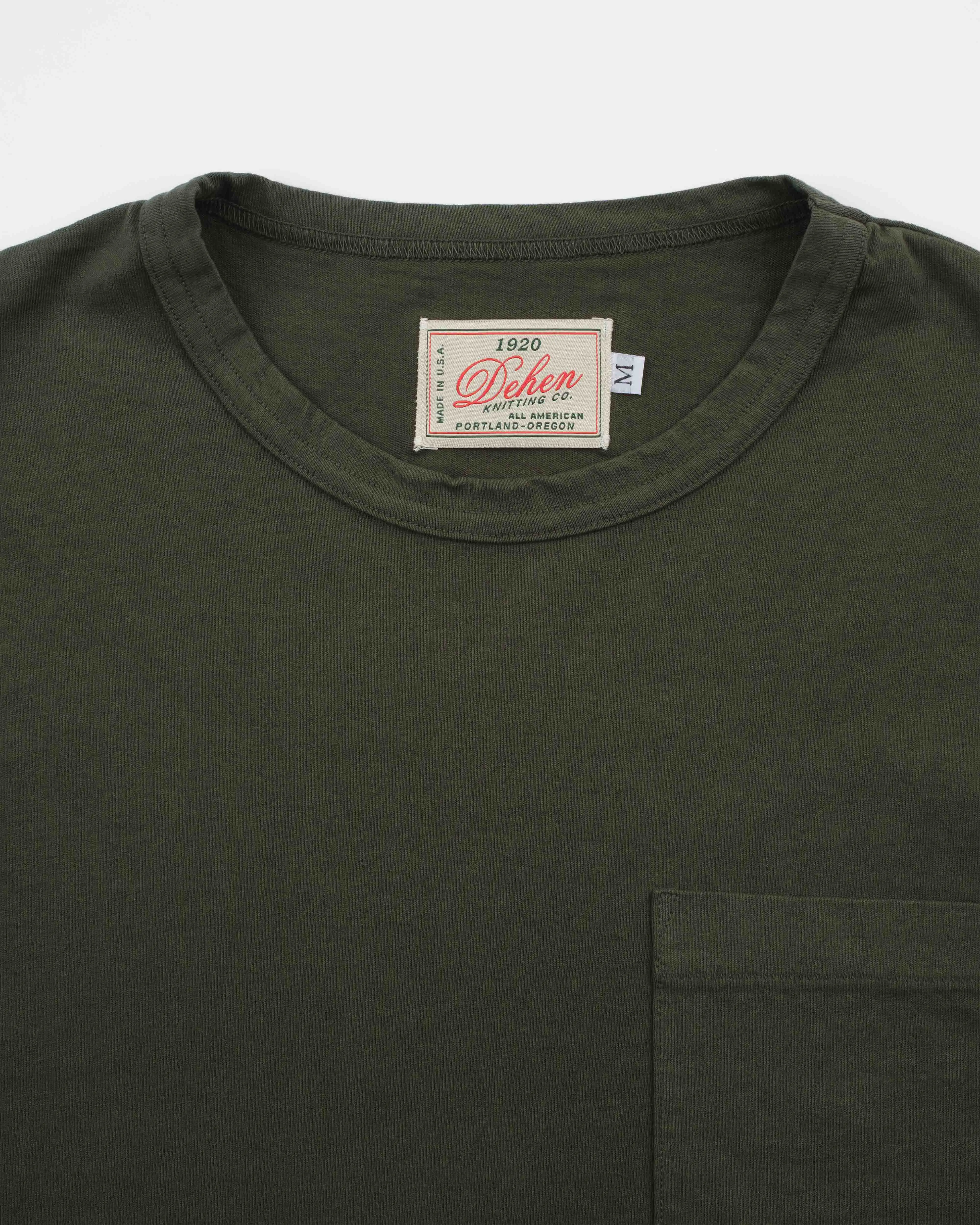 Heavy Duty Long Sleeve Tee - Single Pocket - Spruce sold by Dehen 1920 product image thumbnail 2