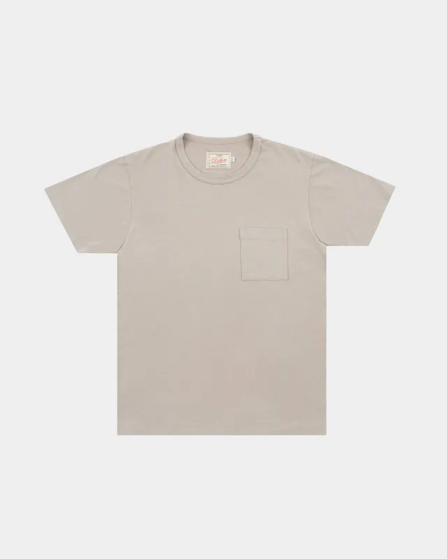 Heavy Duty Tee - Single Pocket - Ascot Grey made by Dehen 1920