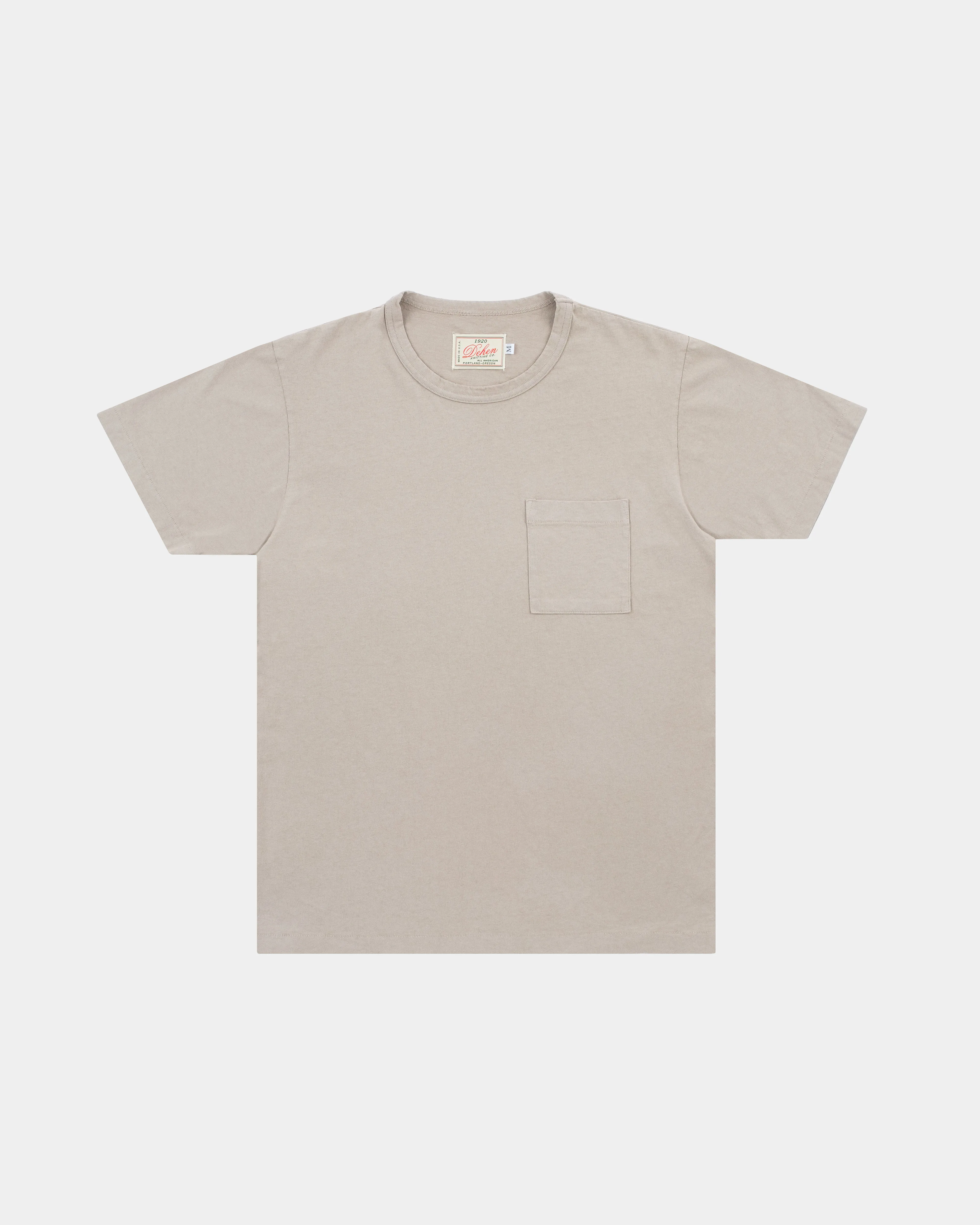 Heavy Duty Tee - Single Pocket - Ascot Grey sold by Dehen 1920
