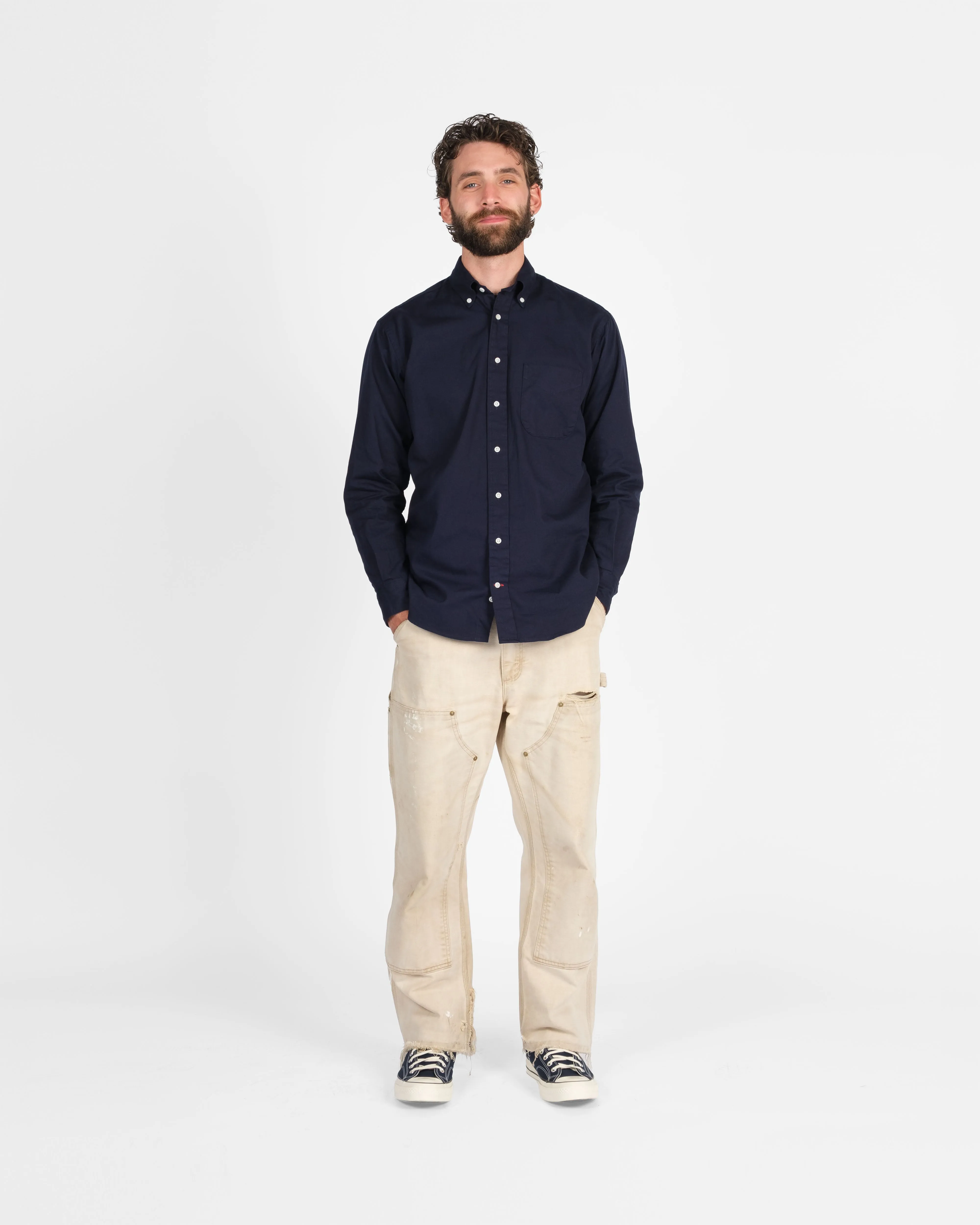 Dehen x Gitman Oxford - Dark Navy sold by Dehen 1920 product image thumbnail 2