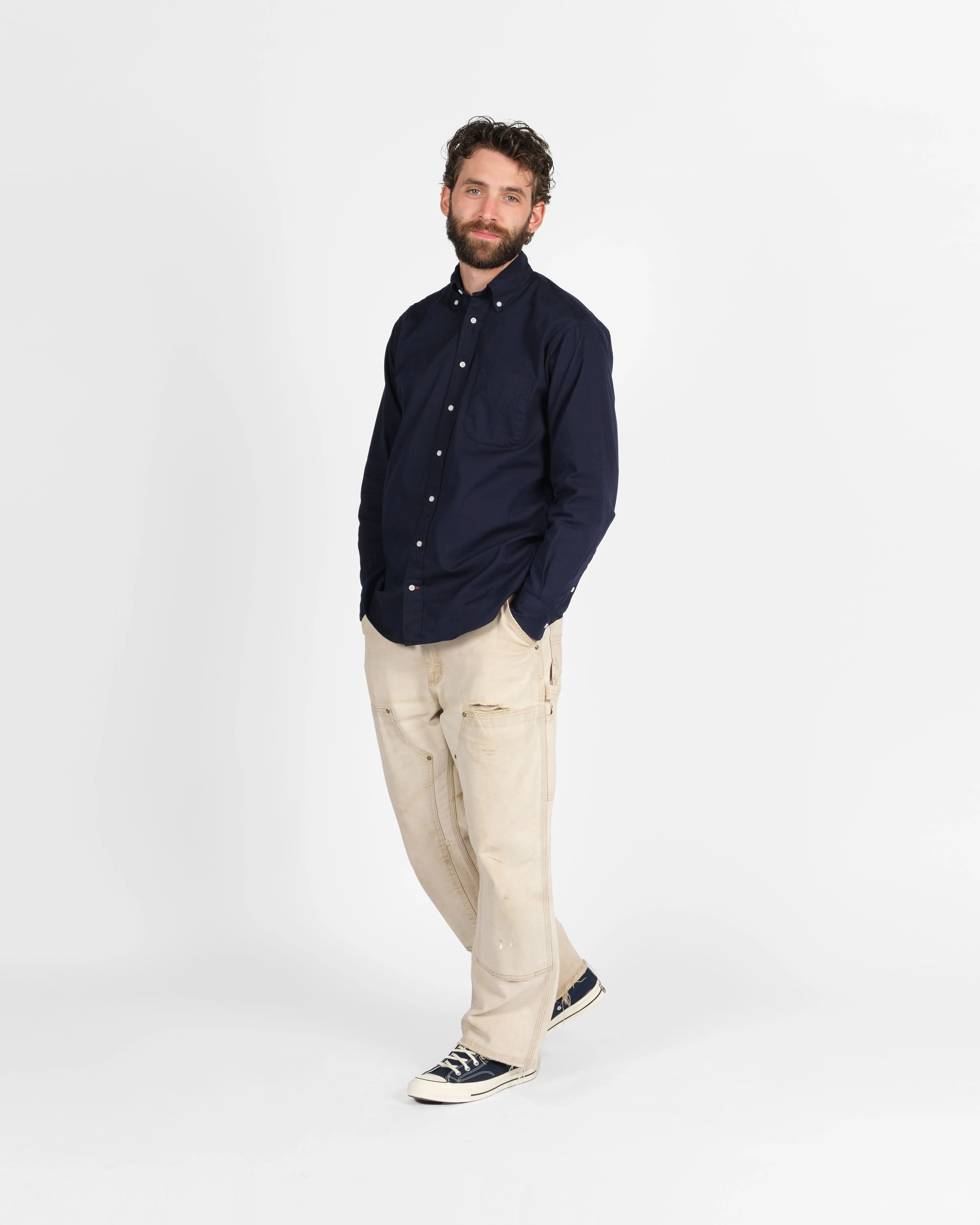 Dehen x Gitman Oxford - Dark Navy sold by Dehen 1920 product image thumbnail 3