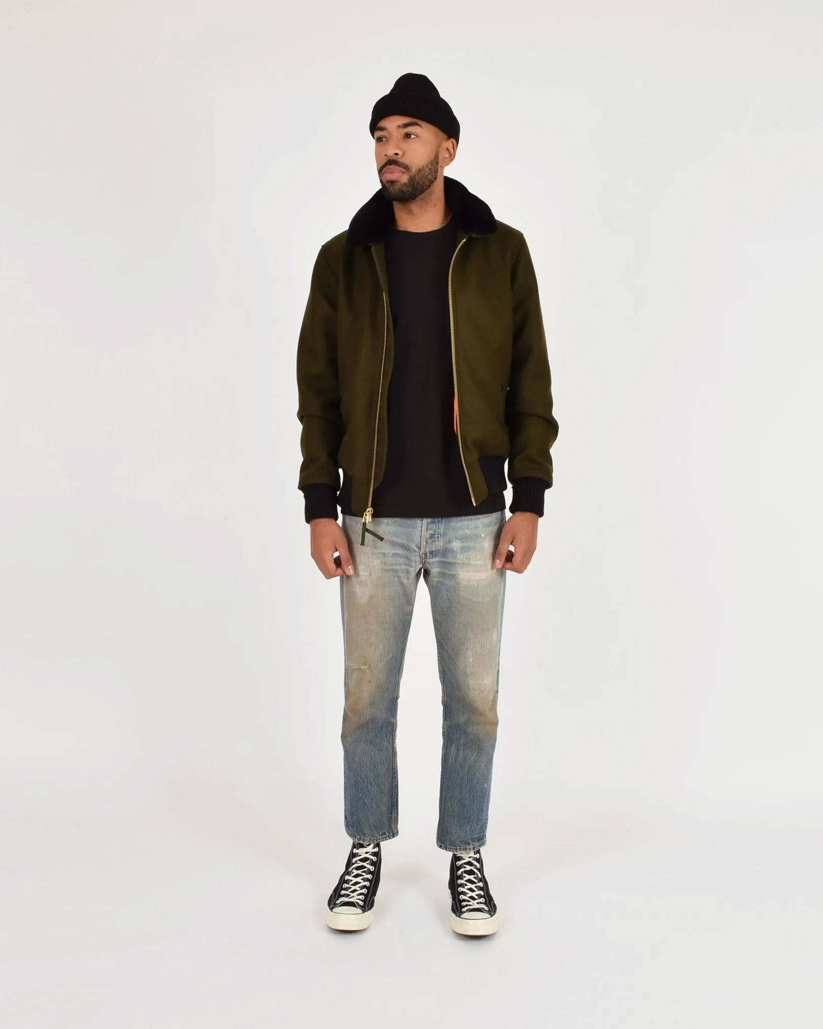 Flyer's Club Jacket -Loden sold by Dehen 1920 product image thumbnail 2