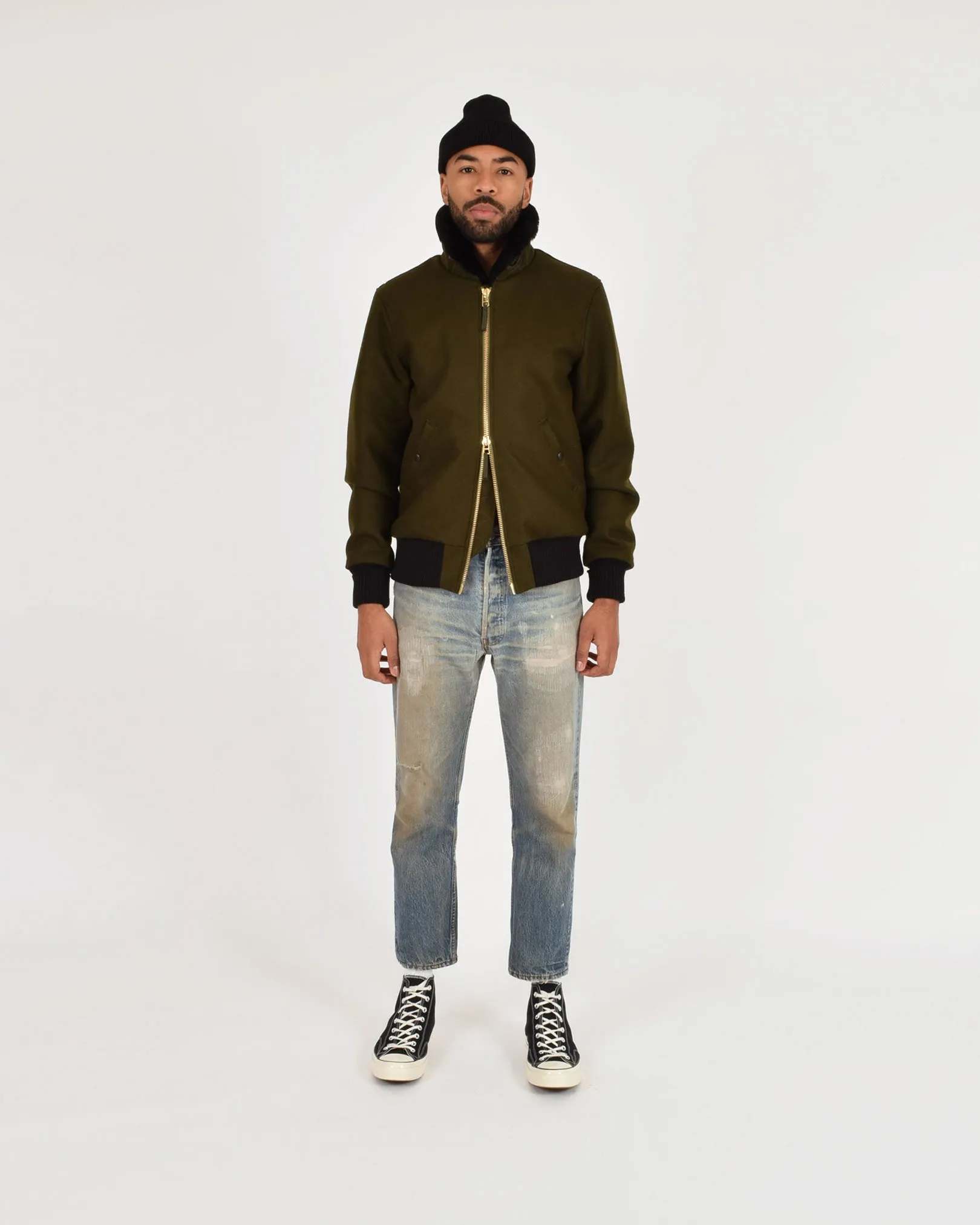 Flyer's Club Jacket -Loden sold by Dehen 1920 product image thumbnail 5