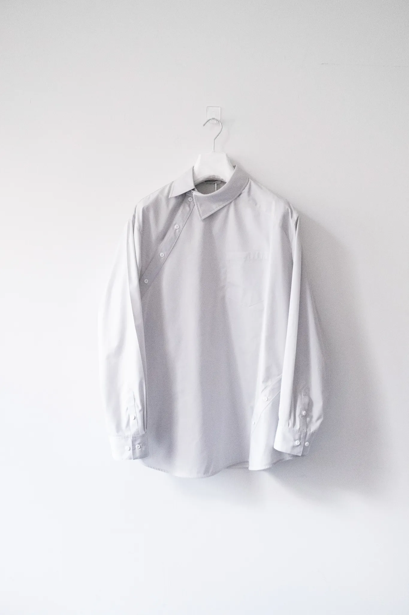 LIGHT GRAY KIKO SHIRT sold by Peter Do product image thumbnail 4