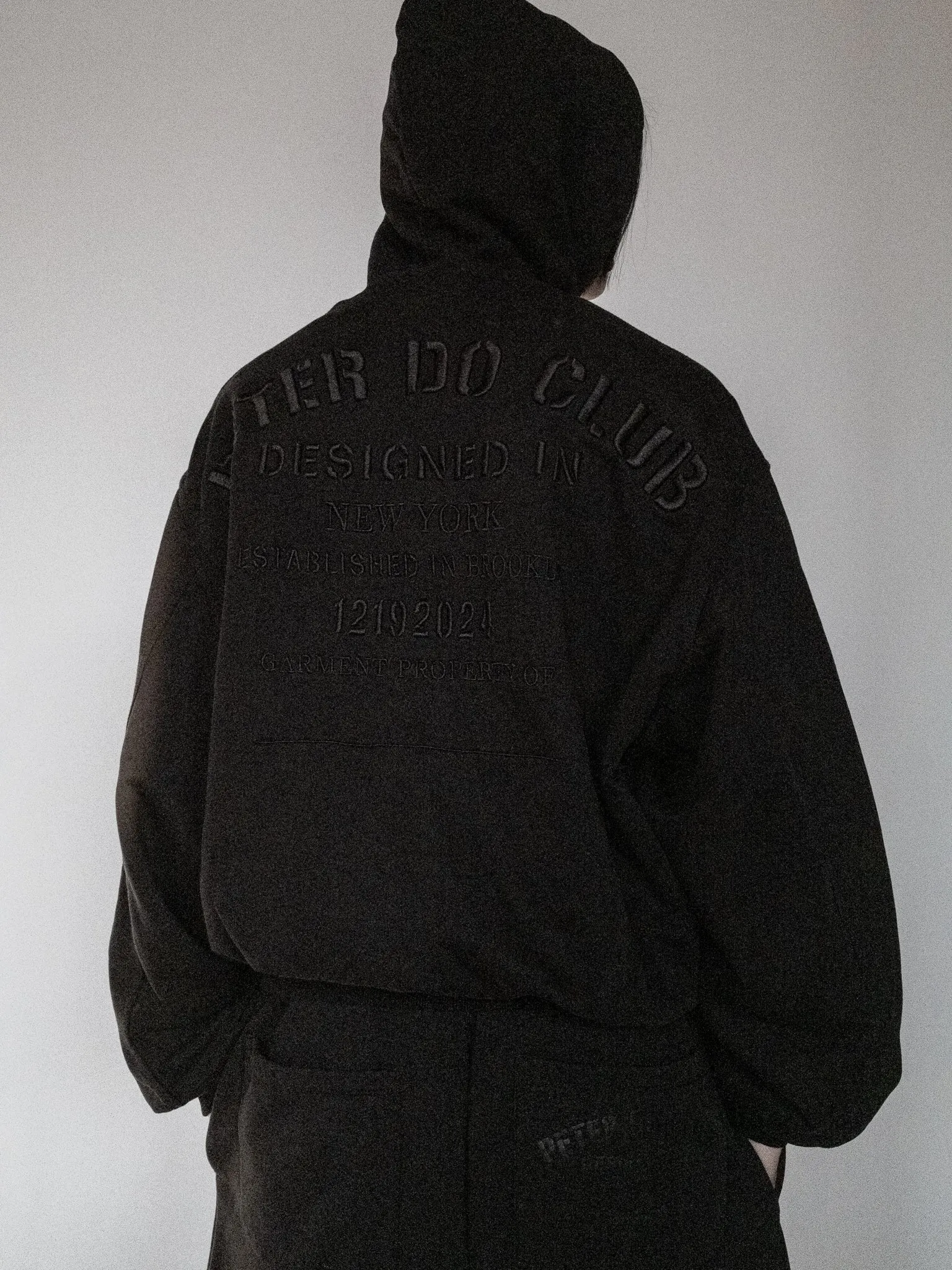 PD CLUB REVERSIBLE ZIP HOODIE sold by Peter Do product image thumbnail 3