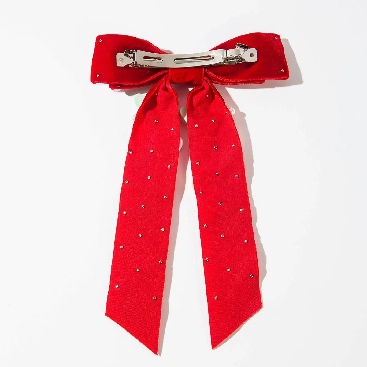 Valentine's Day Heart Hair Bow Clip Hair Accessories Gift sold by CRAVE by Frederick Wilhelm product image thumbnail 4