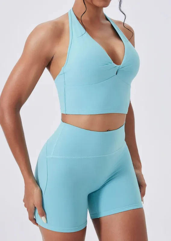 Twisted Cutout Fitness Crop Tank Tops sold by CRAVE by Frederick Wilhelm