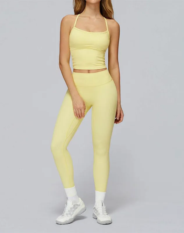 Athletic Wear with Criss Cross Back Tank Top and Legging sold by CRAVE by Frederick Wilhelm