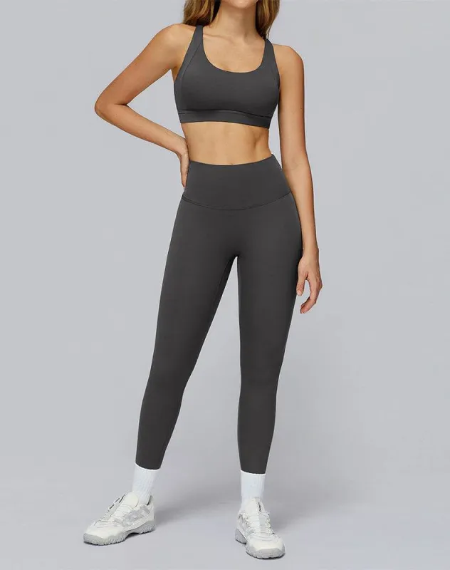 Athletic Wear with Cross Back Strappy Sports Bra and Legging sold by CRAVE by Frederick Wilhelm