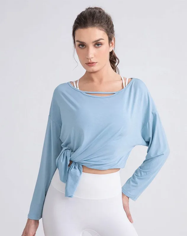 Long Sleeve Tops Loose Fit Yoga Shirts sold by CRAVE by Frederick Wilhelm