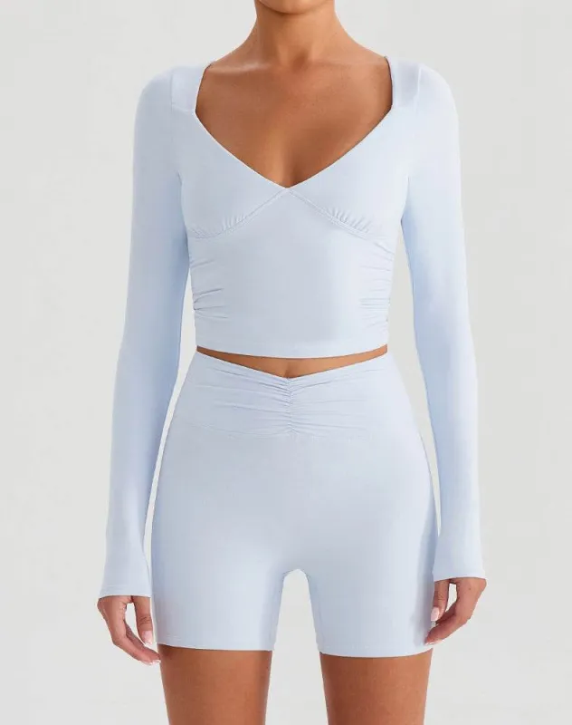 Long Sleeve Slim Fit Tops Fall T-Shirt with Thumb Holes sold by CRAVE by Frederick Wilhelm