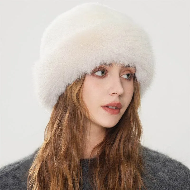 Faux Fur Winter Bucket Hat Fuzzy Fluffy Warm Hat sold by CRAVE by Frederick Wilhelm