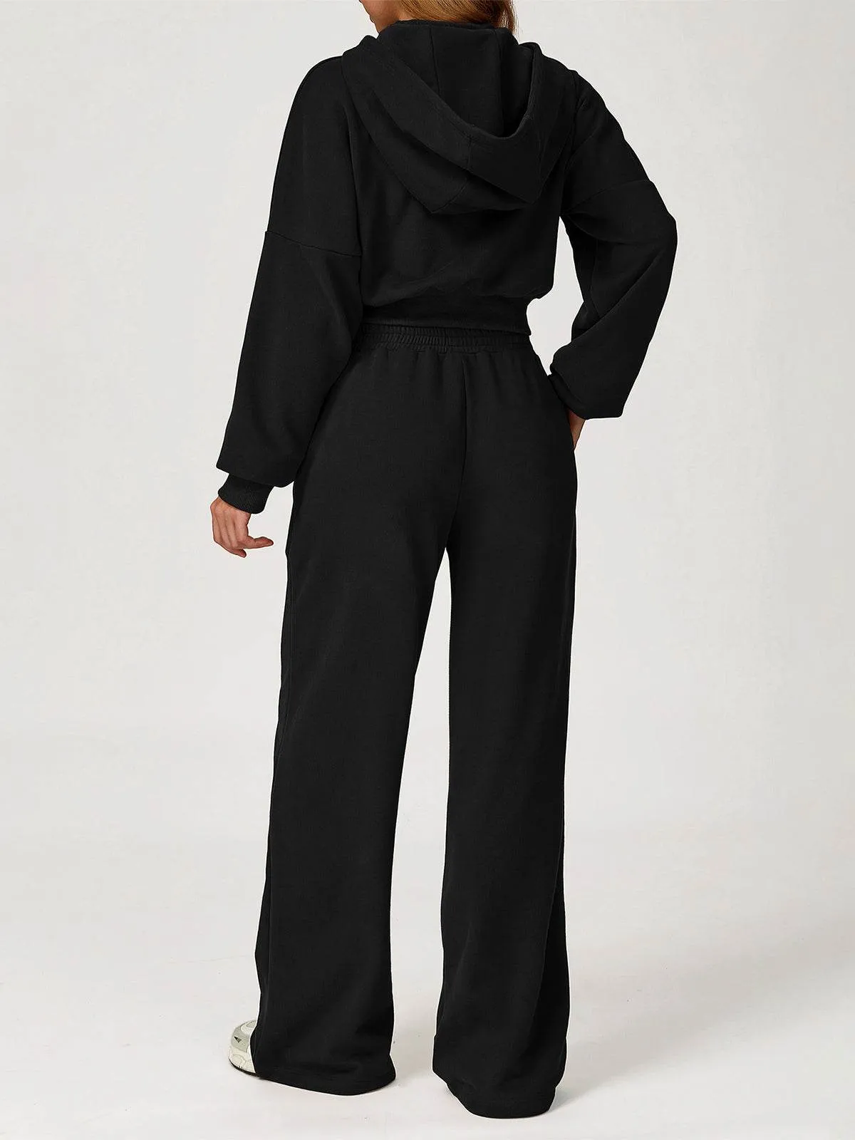 Sport Set with Long Sleeve Crop Sweatshirt and Sweatpant sold by CRAVE by Frederick Wilhelm product image thumbnail 2