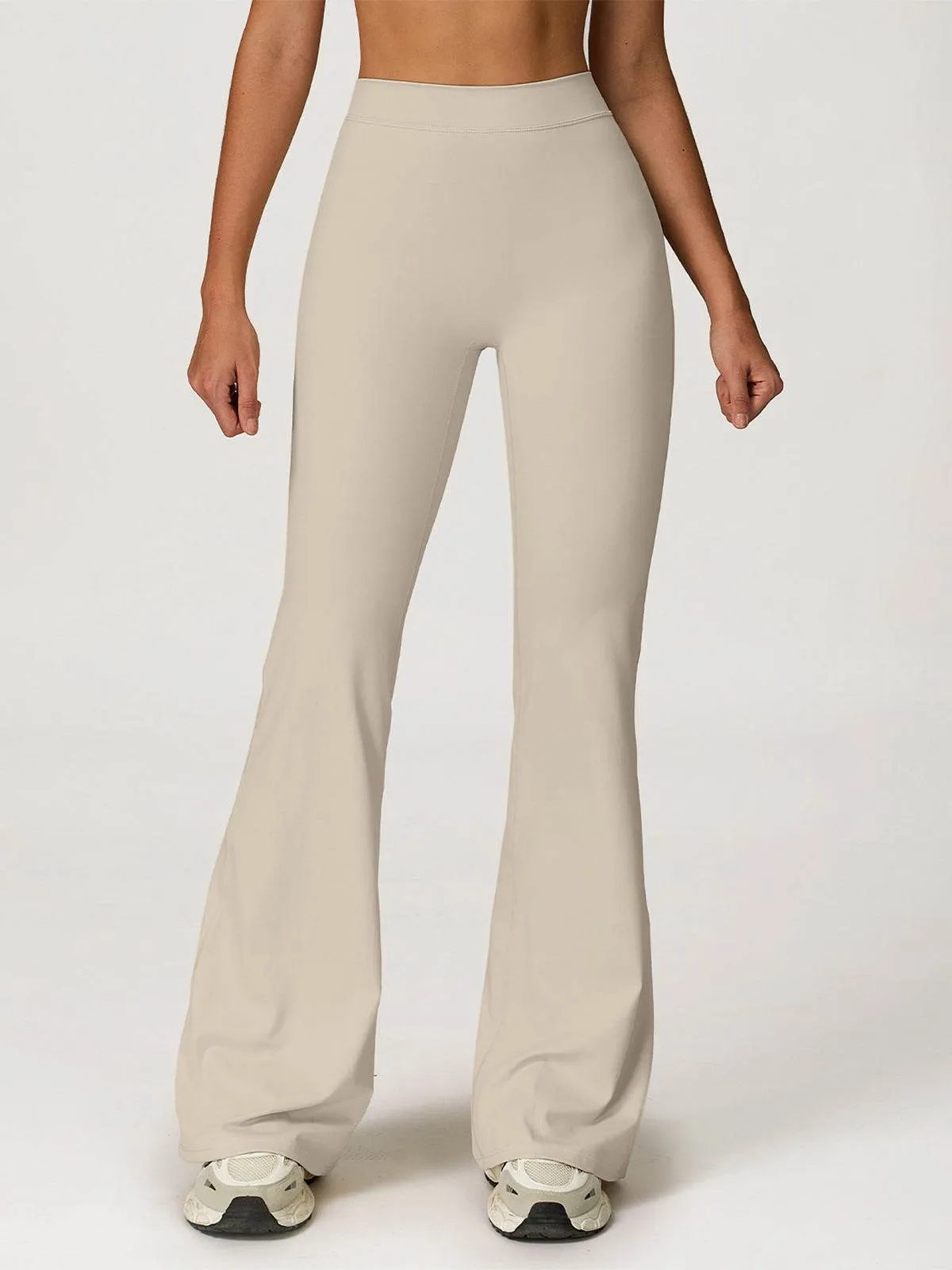 High Waist Flared Bootcut Yoga Pants sold by CRAVE by Frederick Wilhelm product image thumbnail 5