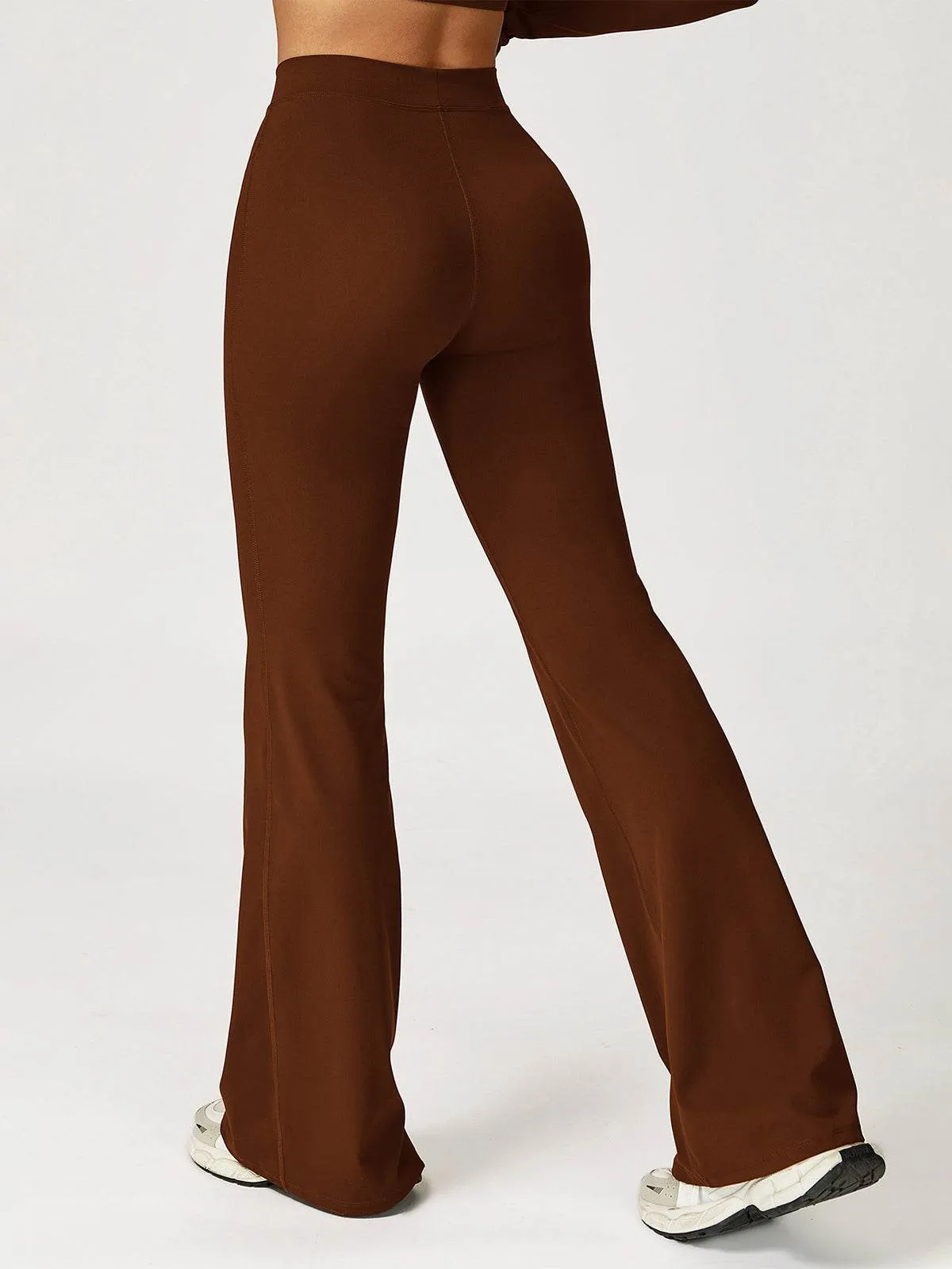 High Waist Flared Bootcut Yoga Pants sold by CRAVE by Frederick Wilhelm product image thumbnail 2