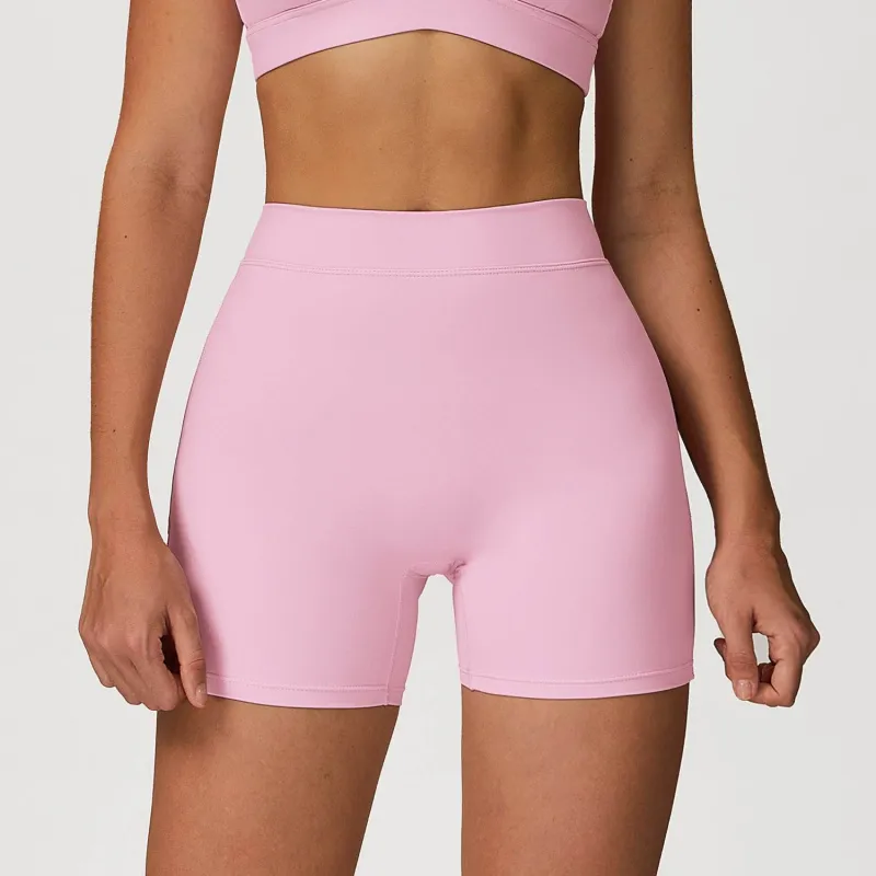 No Front Seam High Waist Yoga Shorts sold by CRAVE by Frederick Wilhelm