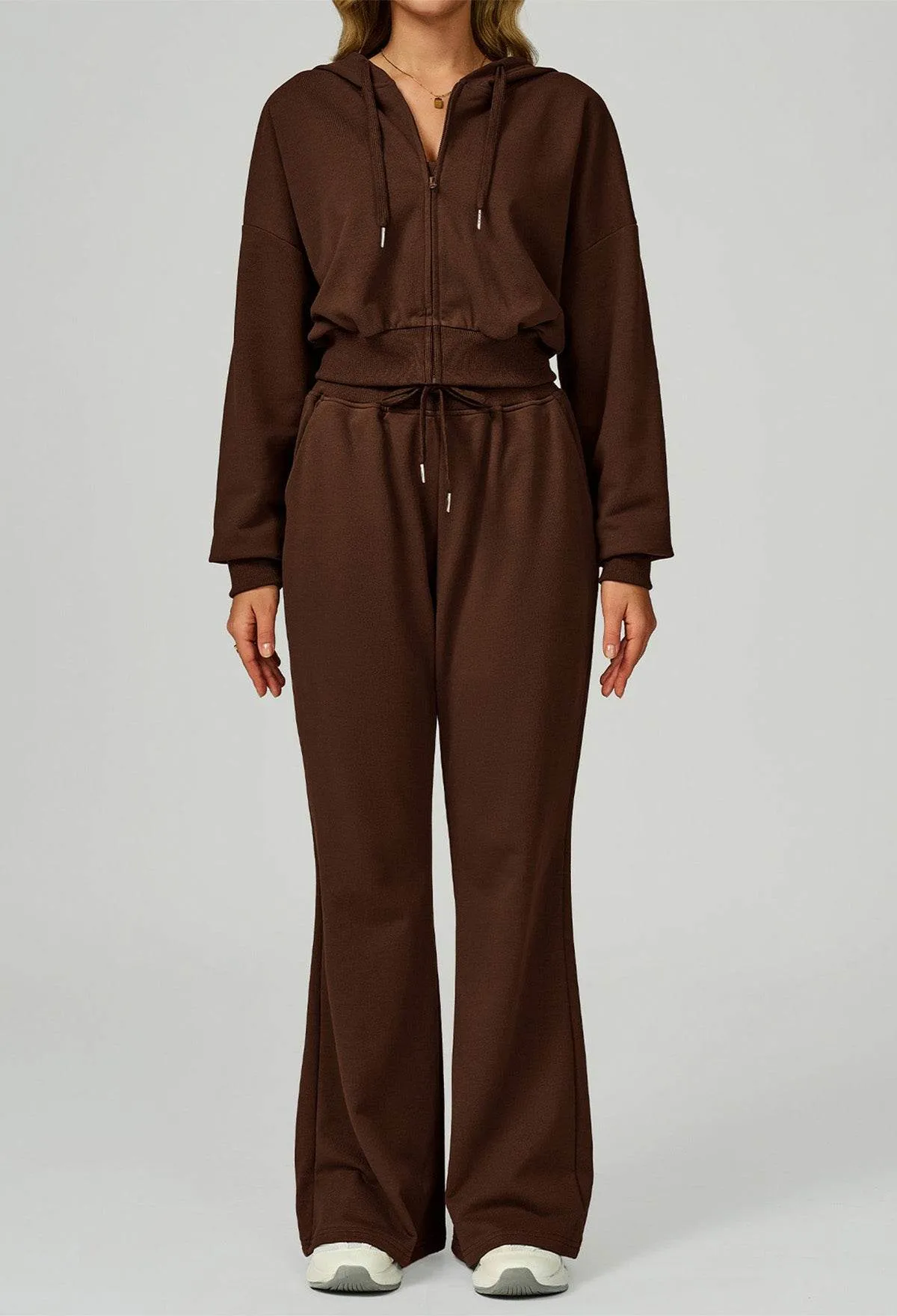 Sport Set with Long Sleeve Hoodie Jacket and Lounge Pant sold by CRAVE by Frederick Wilhelm product image thumbnail 4