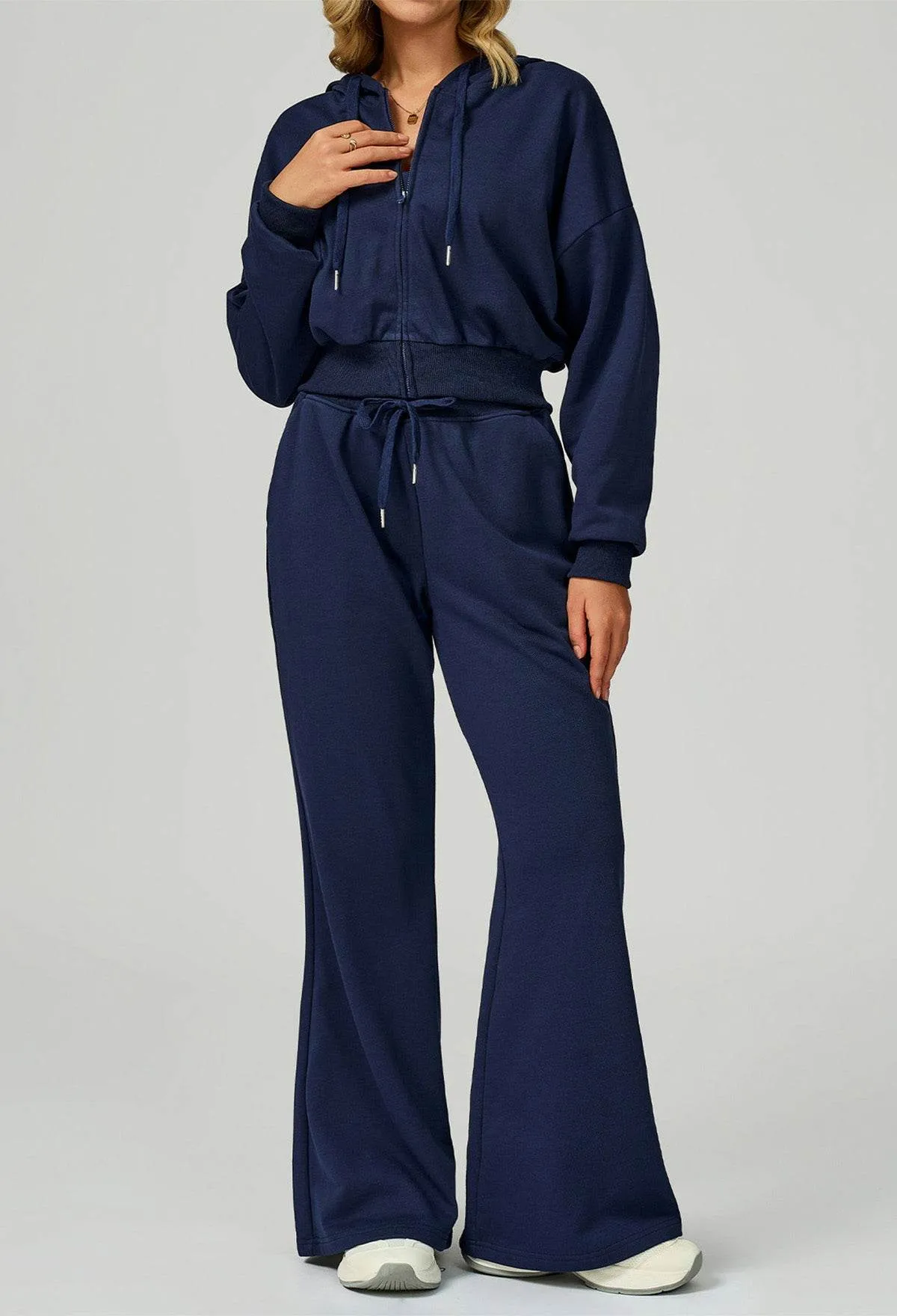 Sport Set with Long Sleeve Hoodie Jacket and Lounge Pant sold by CRAVE by Frederick Wilhelm product image thumbnail 3