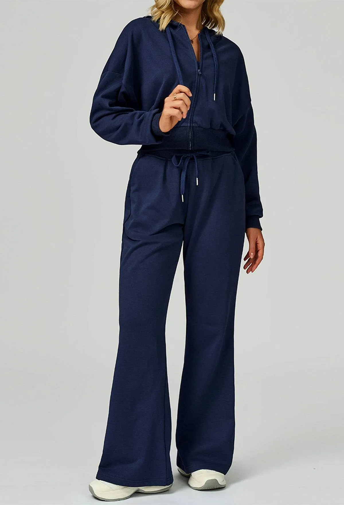 Sport Set with Long Sleeve Hoodie Jacket and Lounge Pant sold by CRAVE by Frederick Wilhelm product image thumbnail 2