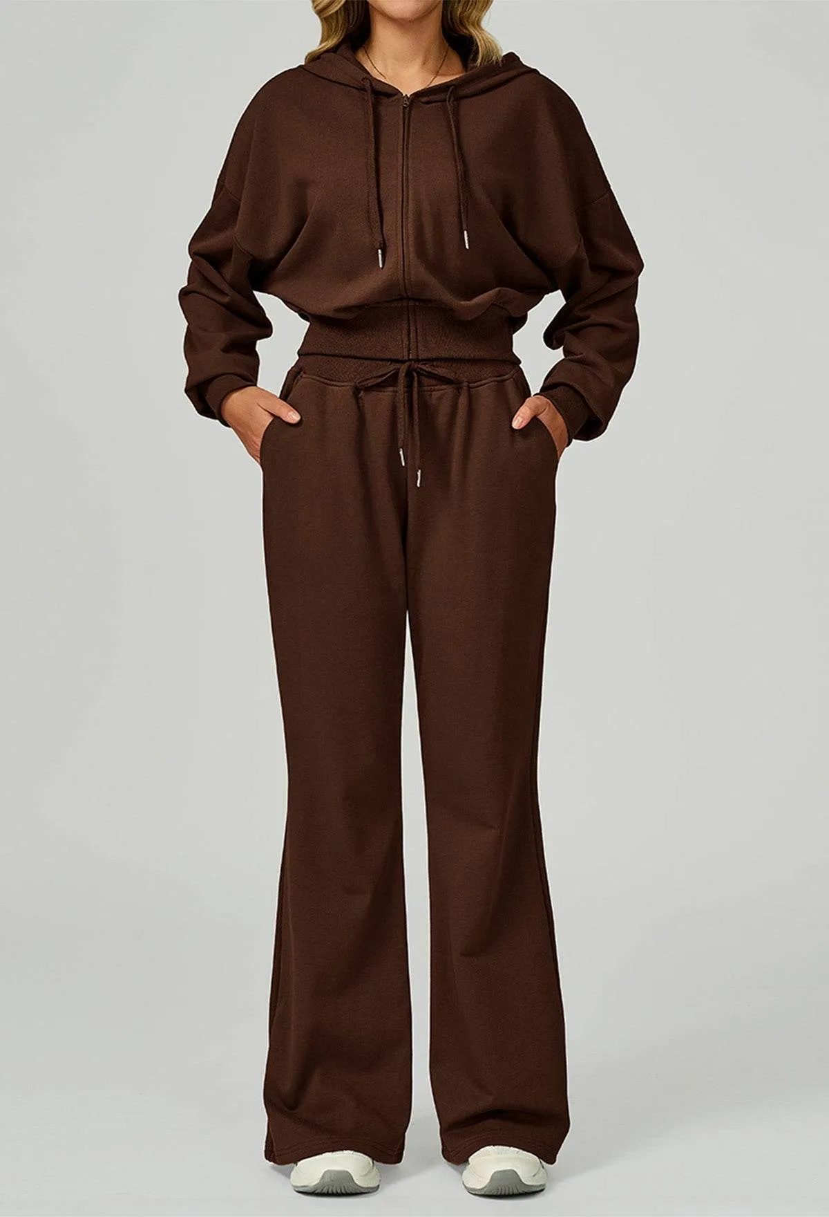 Sport Set with Long Sleeve Hoodie Jacket and Lounge Pant sold by CRAVE by Frederick Wilhelm product image thumbnail 5