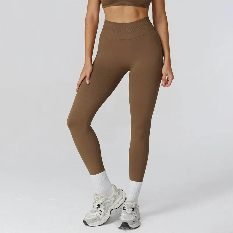 High Waist Workout Leggings Tummy Biker Pants sold by CRAVE by Frederick Wilhelm