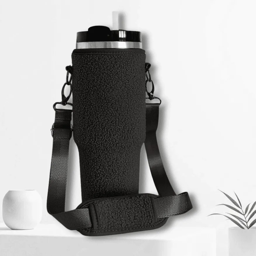 Teddy Velvet 40oz Tumbler Carry Case Neoprene Bottle Sleeve sold by CRAVE by Frederick Wilhelm product image thumbnail 3