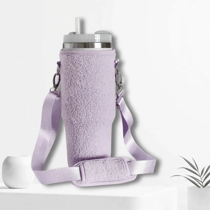 Teddy Velvet 40oz Tumbler Carry Case Neoprene Bottle Sleeve sold by CRAVE by Frederick Wilhelm product image thumbnail 5