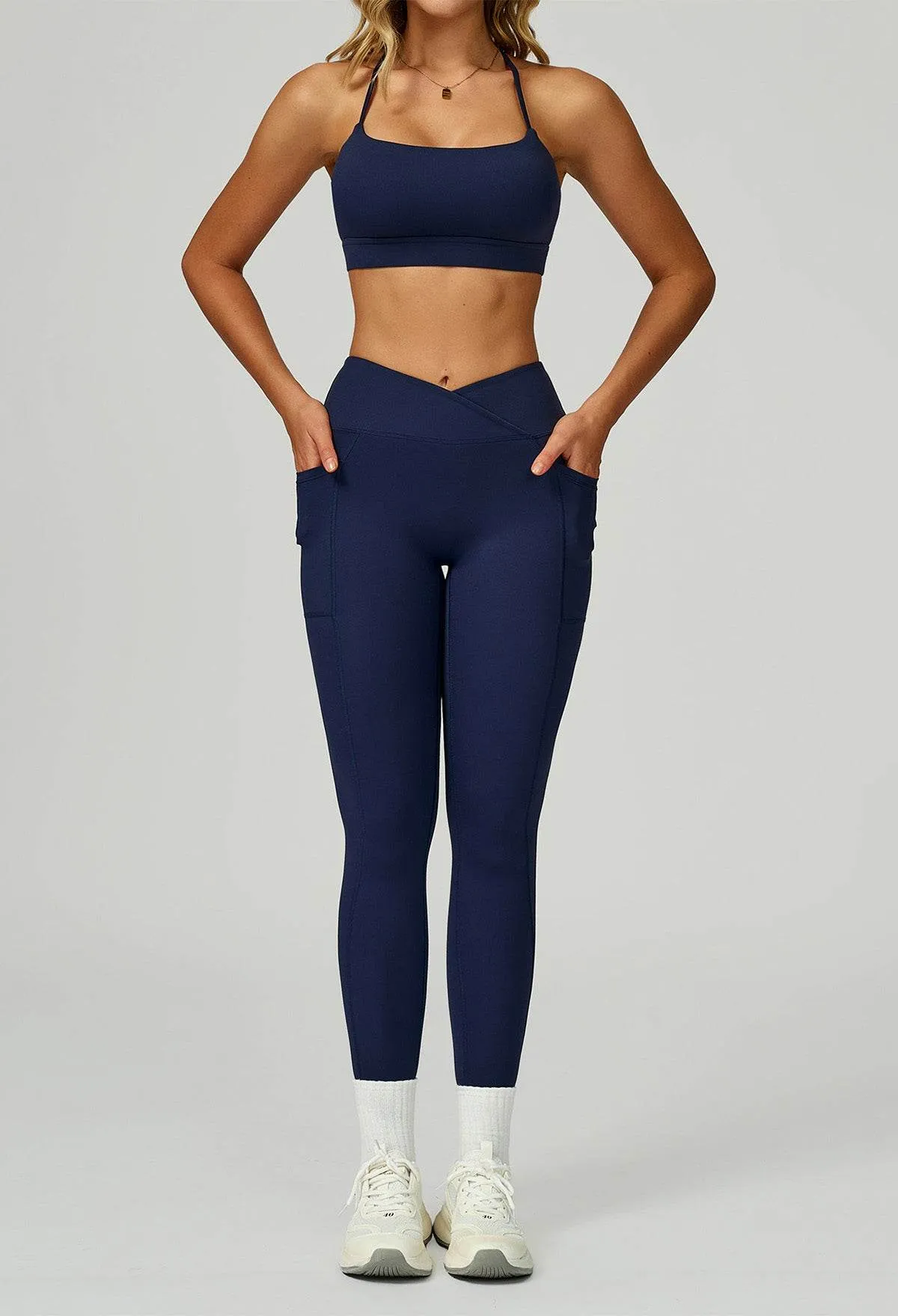 Activewear Set with Cross Back Bra and Legging sold by CRAVE by Frederick Wilhelm