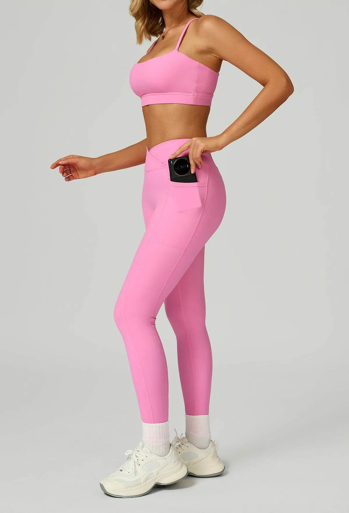 Activewear Set with Cross Back Bra and Legging sold by CRAVE by Frederick Wilhelm product image thumbnail 5