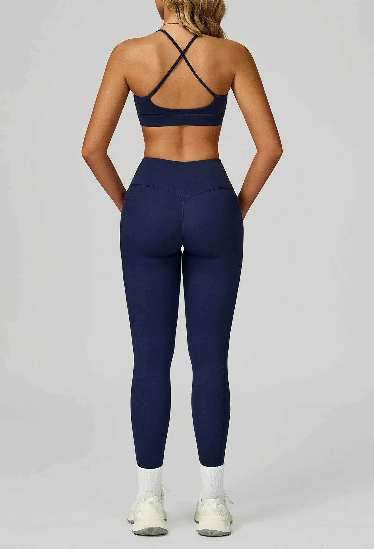 Activewear Set with Cross Back Bra and Legging sold by CRAVE by Frederick Wilhelm product image thumbnail 2