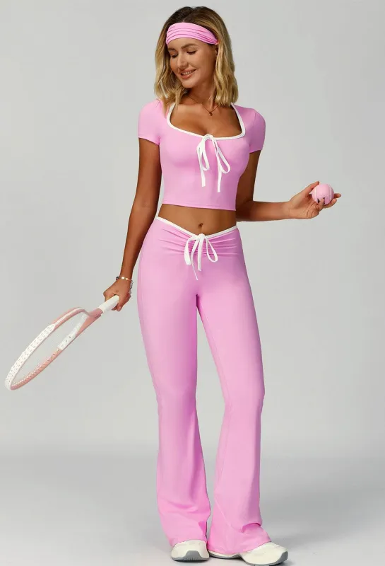 3 Pieces Activewear Set with Headband, Crop Top and Pant sold by CRAVE by Frederick Wilhelm