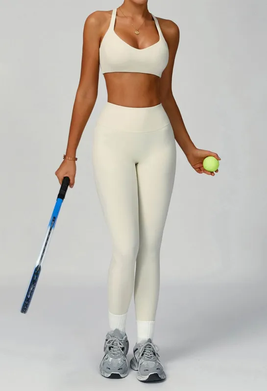 Activewear Set with X Shaped Back Sport Bra and Legging sold by CRAVE by Frederick Wilhelm