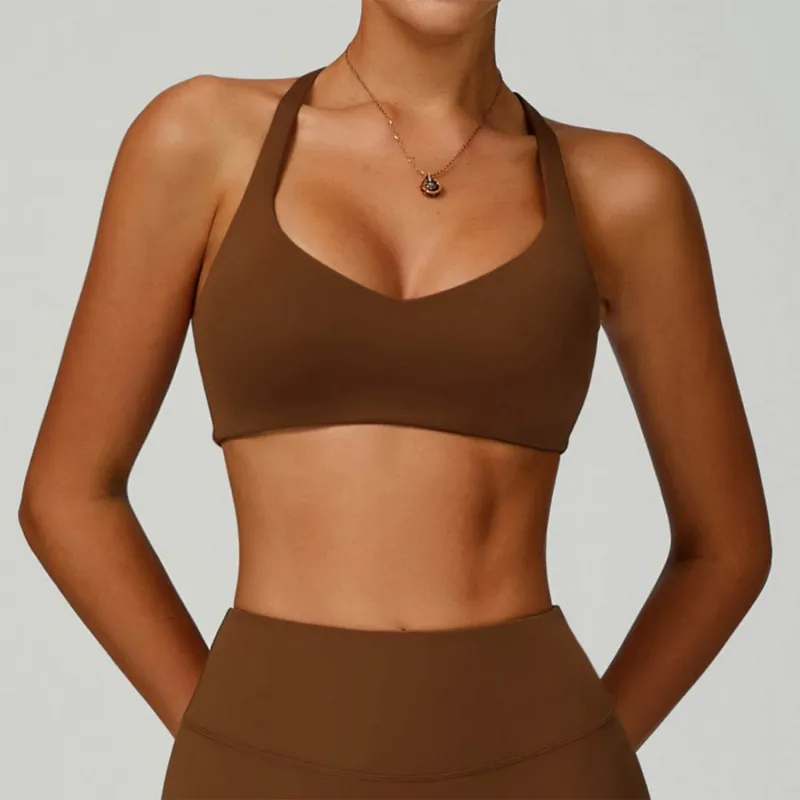 X Shaped Back Sports Bras with Removable Chest Pad sold by CRAVE by Frederick Wilhelm