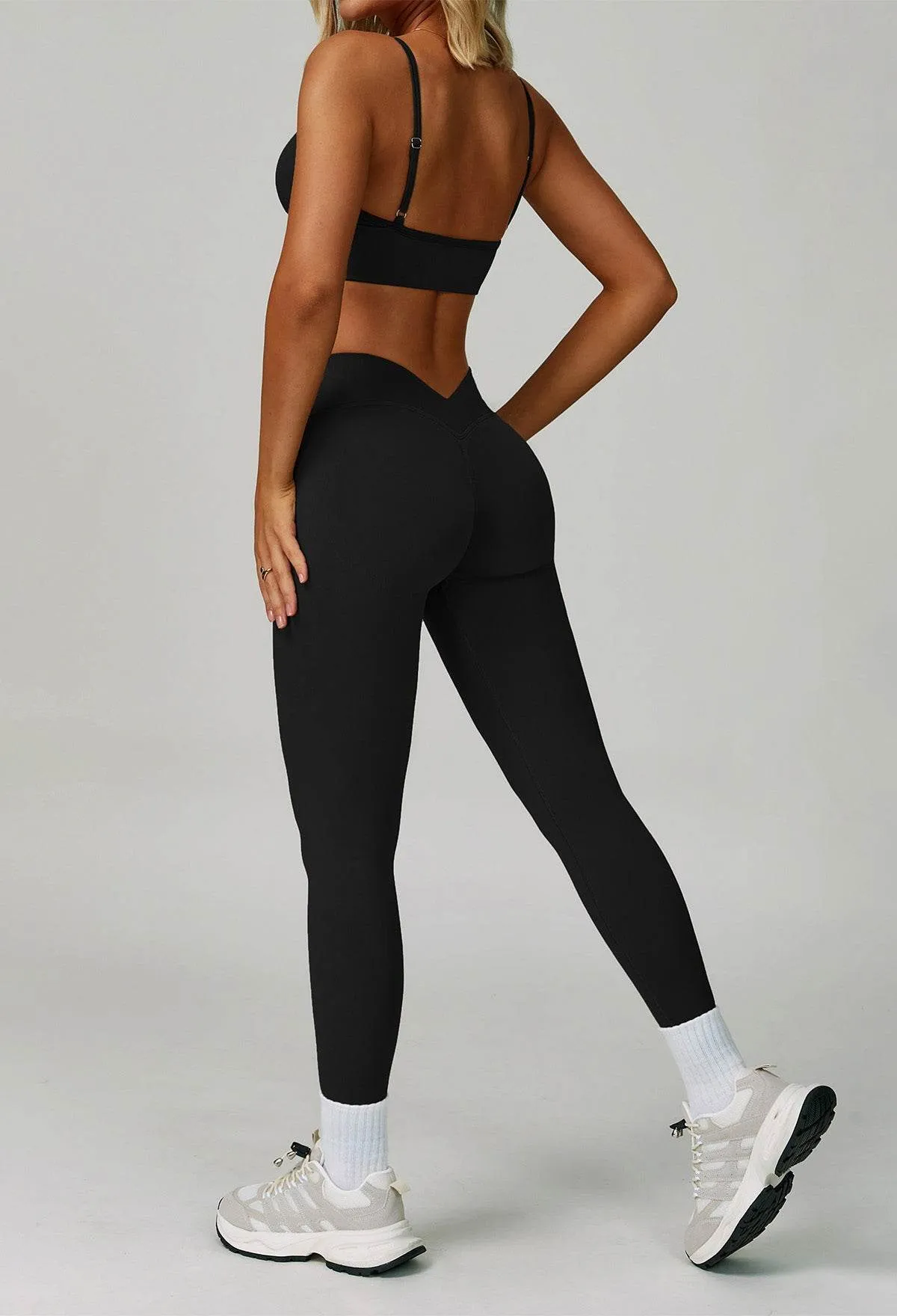 Activewear Set with V Neck Sports Bra and Legging sold by CRAVE by Frederick Wilhelm product image thumbnail 2